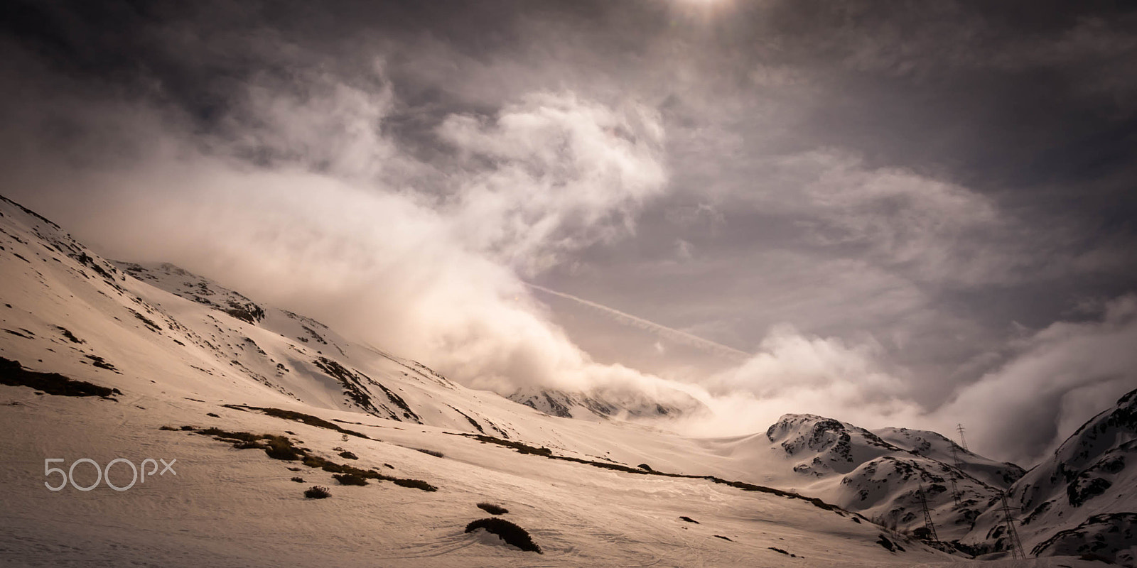 Nikon D700 sample photo. Le col du grand saint-bernard photography