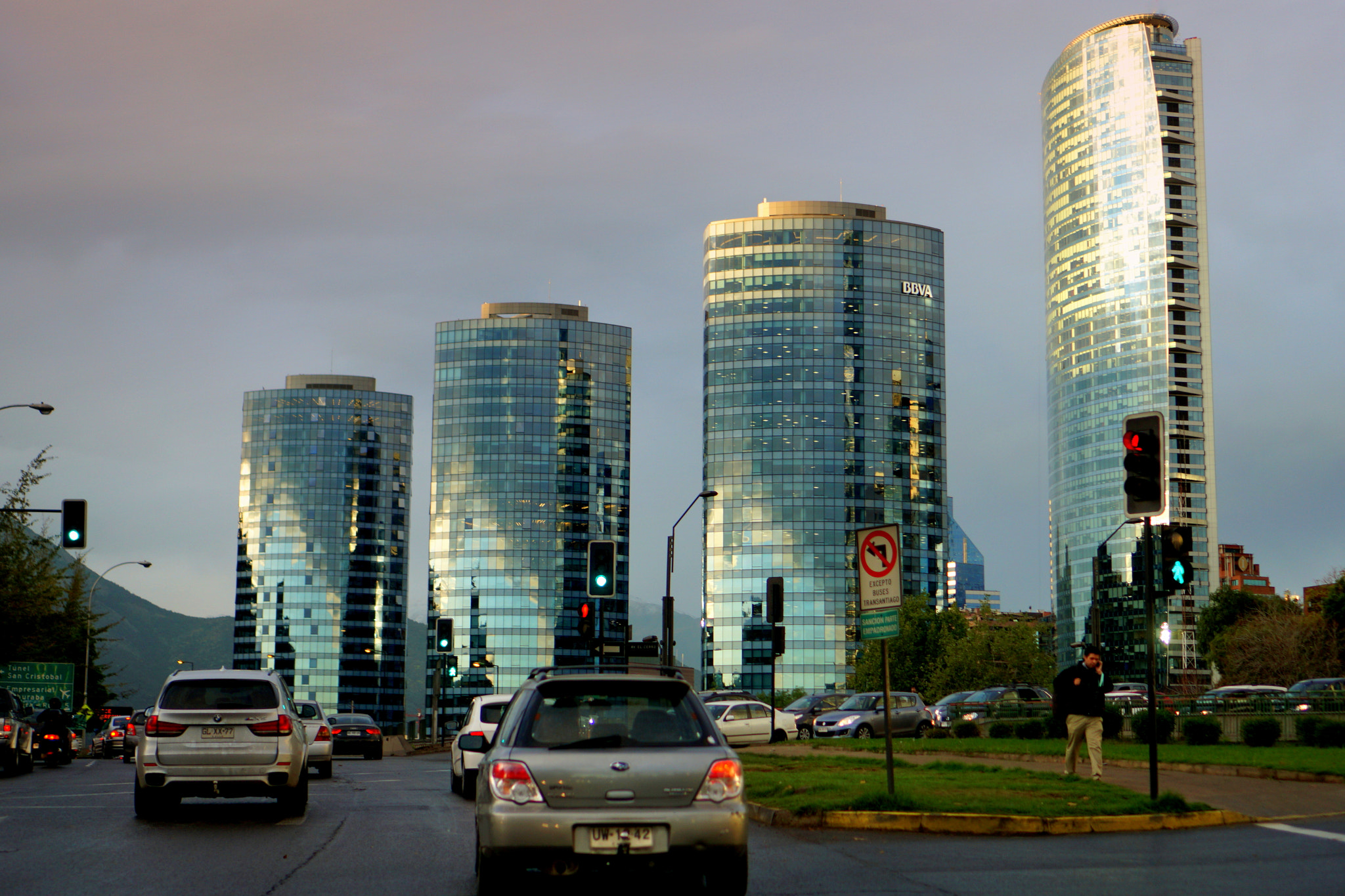 Sony a6000 + Sony E 35mm F1.8 OSS sample photo. Santiago skyline photography