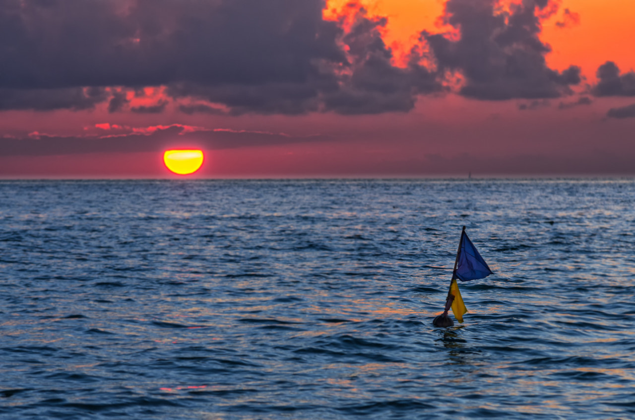 Sigma 70-200mm F2.8 EX DG Macro HSM II sample photo. Tramonto sul mare photography