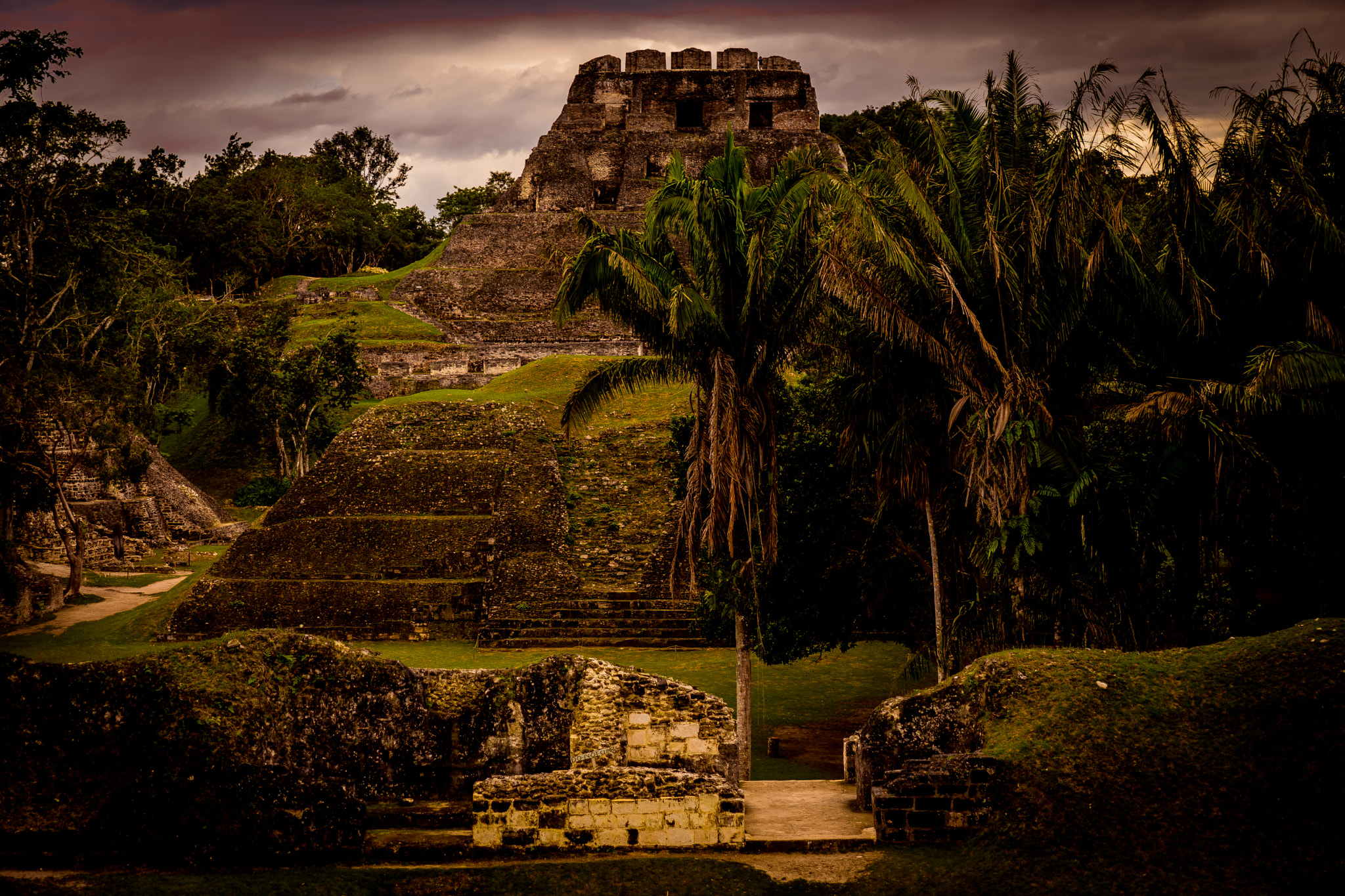 Sony a7 II + Sony FE 24-70mm F2.8 GM sample photo. Xunantunich, belize photography