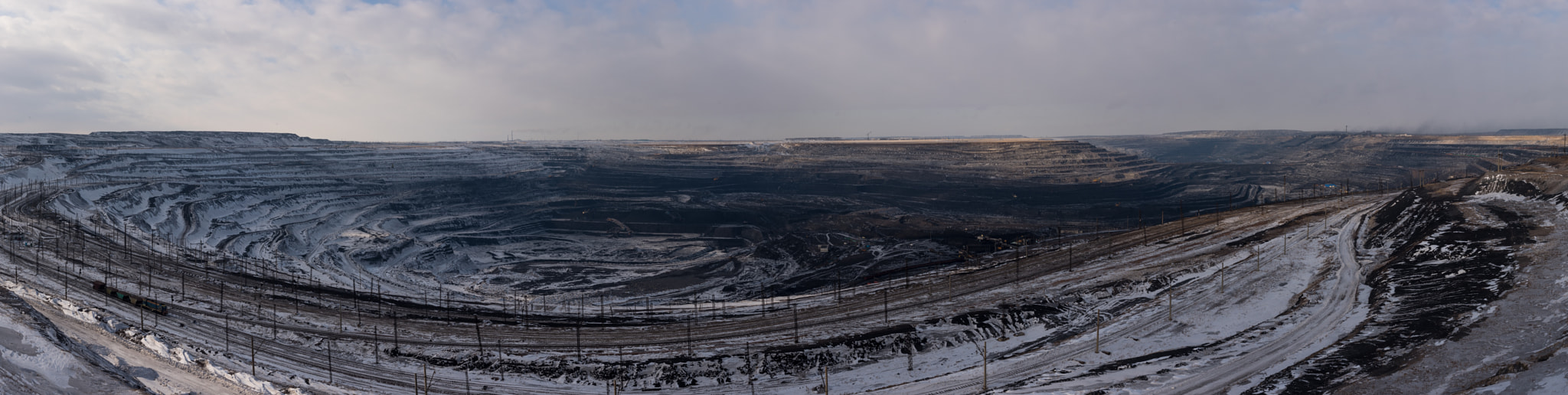 Nikon D810 + Nikon AF-S Nikkor 50mm F1.4G sample photo. The largest coal mine in the world photography