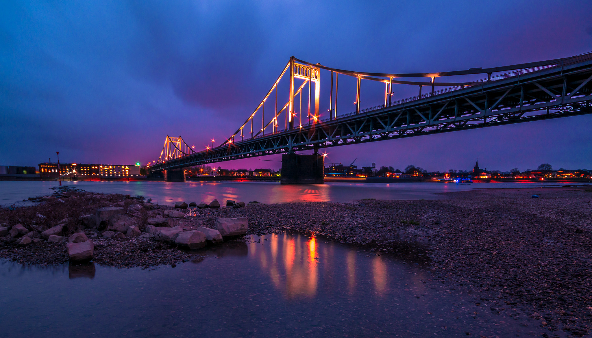 Sigma 10-20mm F4-5.6 EX DC HSM sample photo. Bridge across the rhine photography