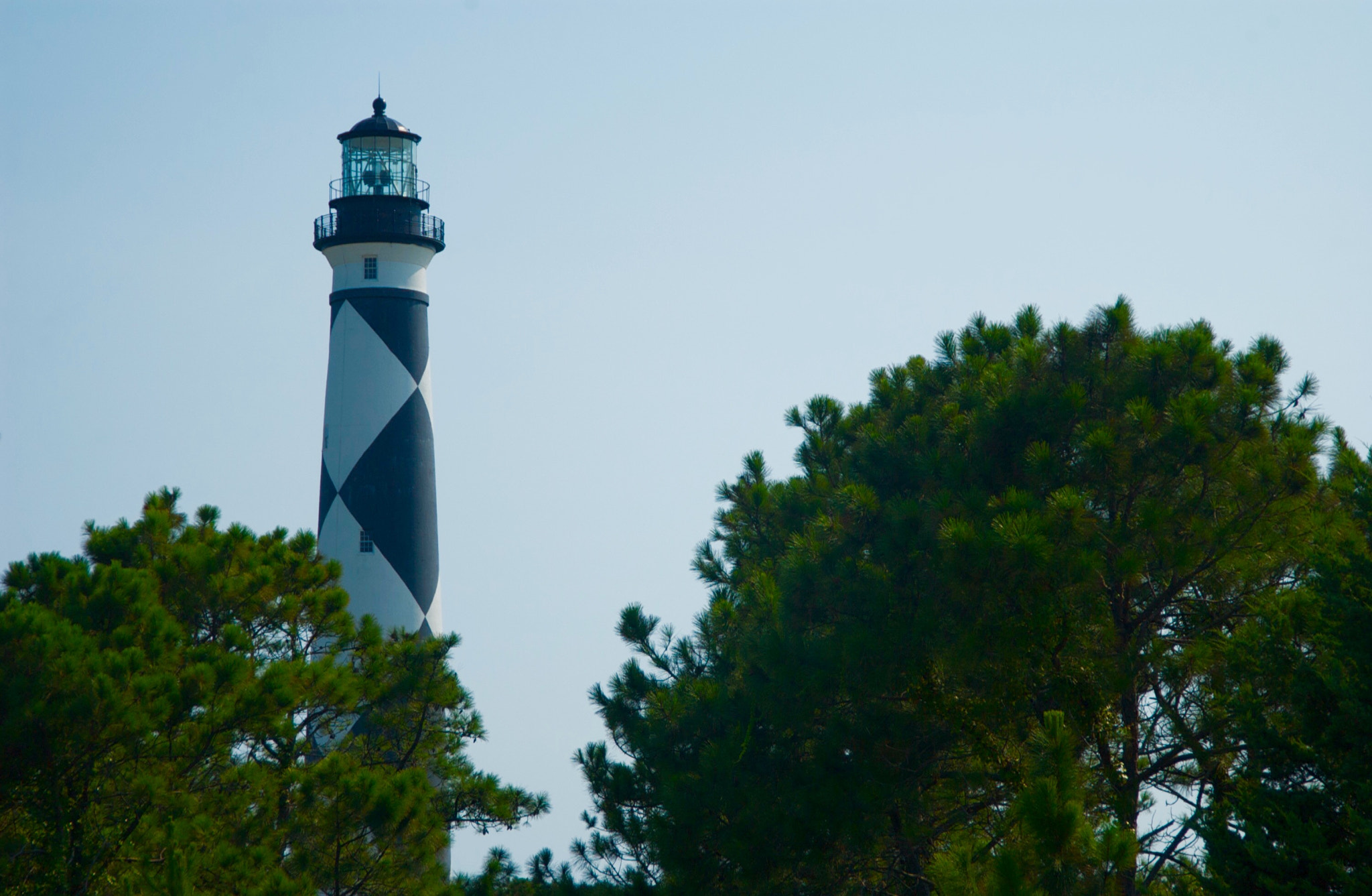 Nikon D1X sample photo. Cape lookout light photography