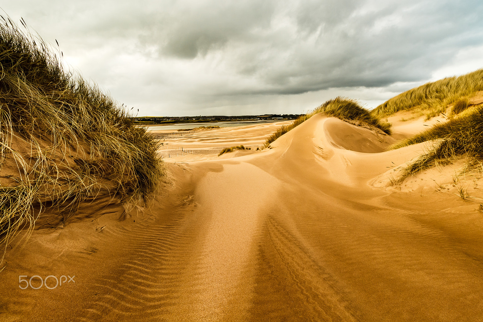 Canon EOS 1100D (EOS Rebel T3 / EOS Kiss X50) sample photo. Forvie sands before the rain photography