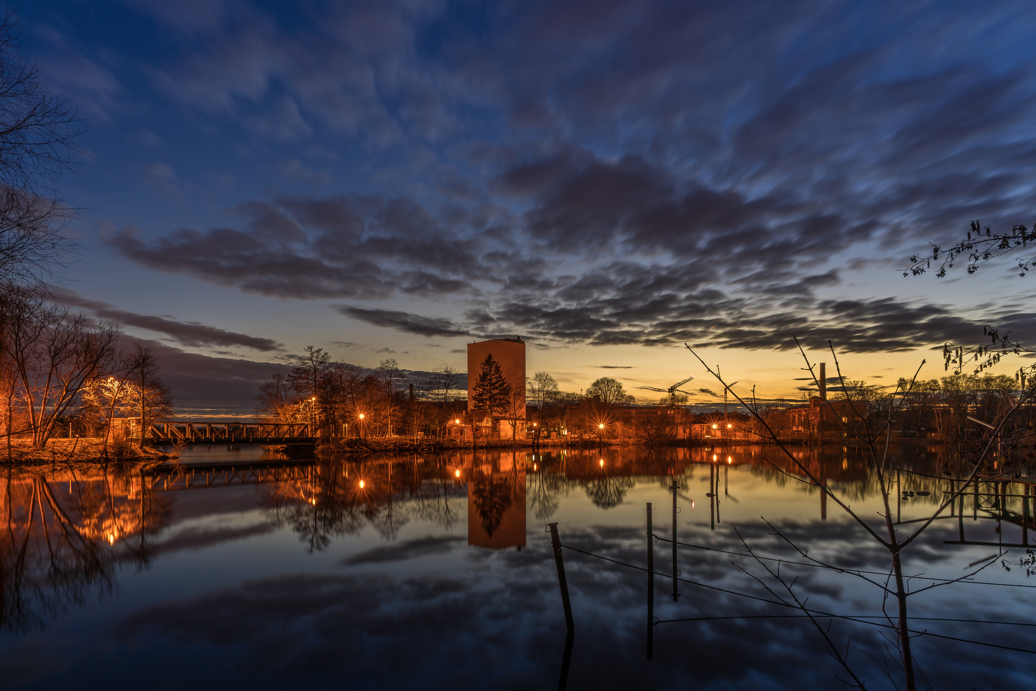 ZEISS Batis 18mm F2.8 sample photo. Eiswerder am abend photography