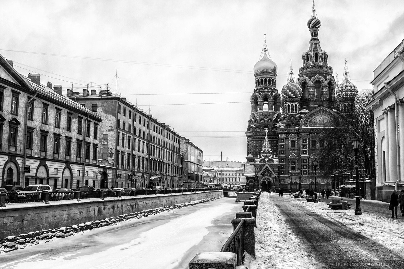 Canon EOS 40D + Canon EF 24-105mm F4L IS USM sample photo. Church of the savior on spilled blood photography