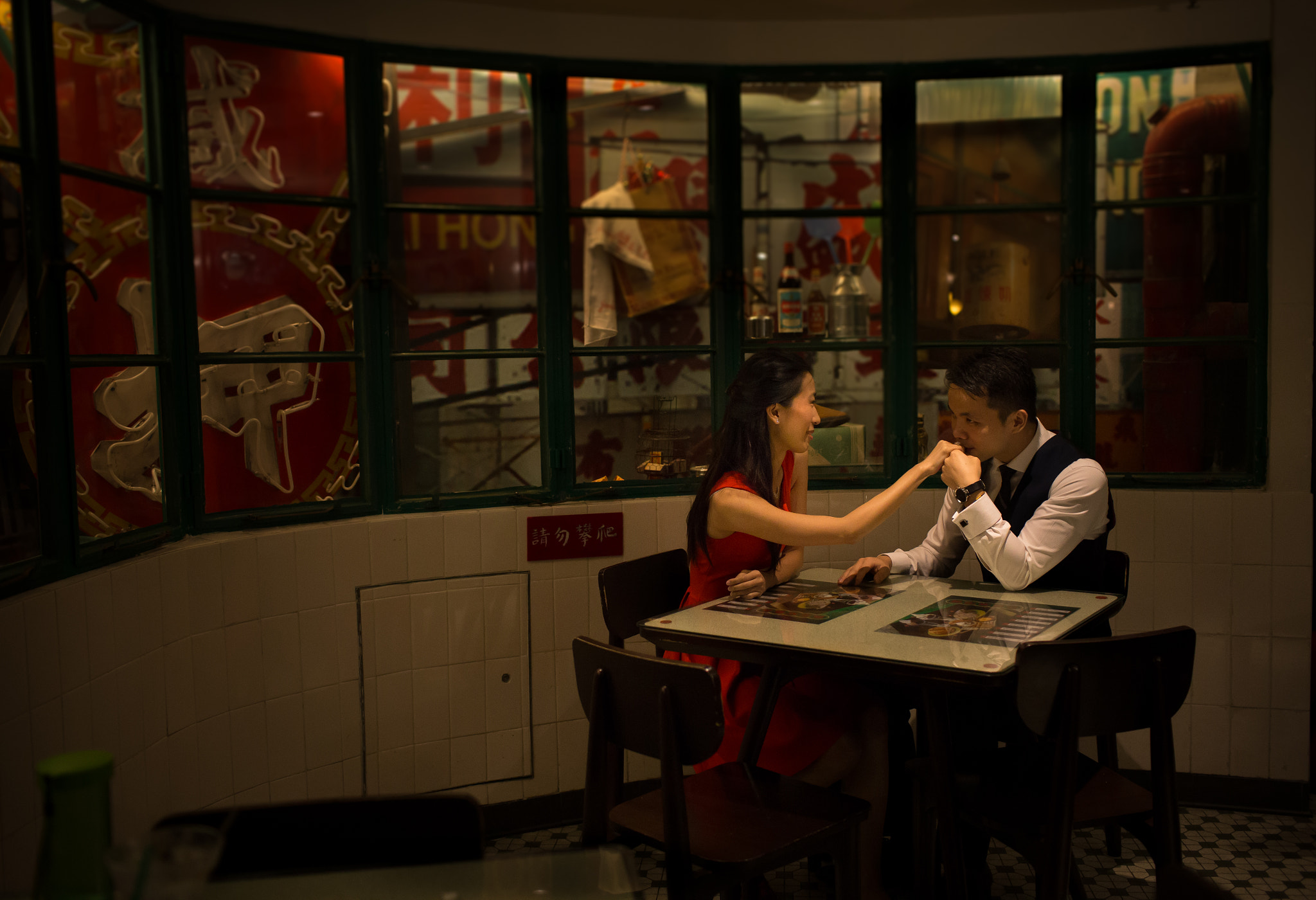 Canon EOS 6D + Canon EF 35mm F1.4L USM sample photo. A & b vintage theme pre-wedding photography