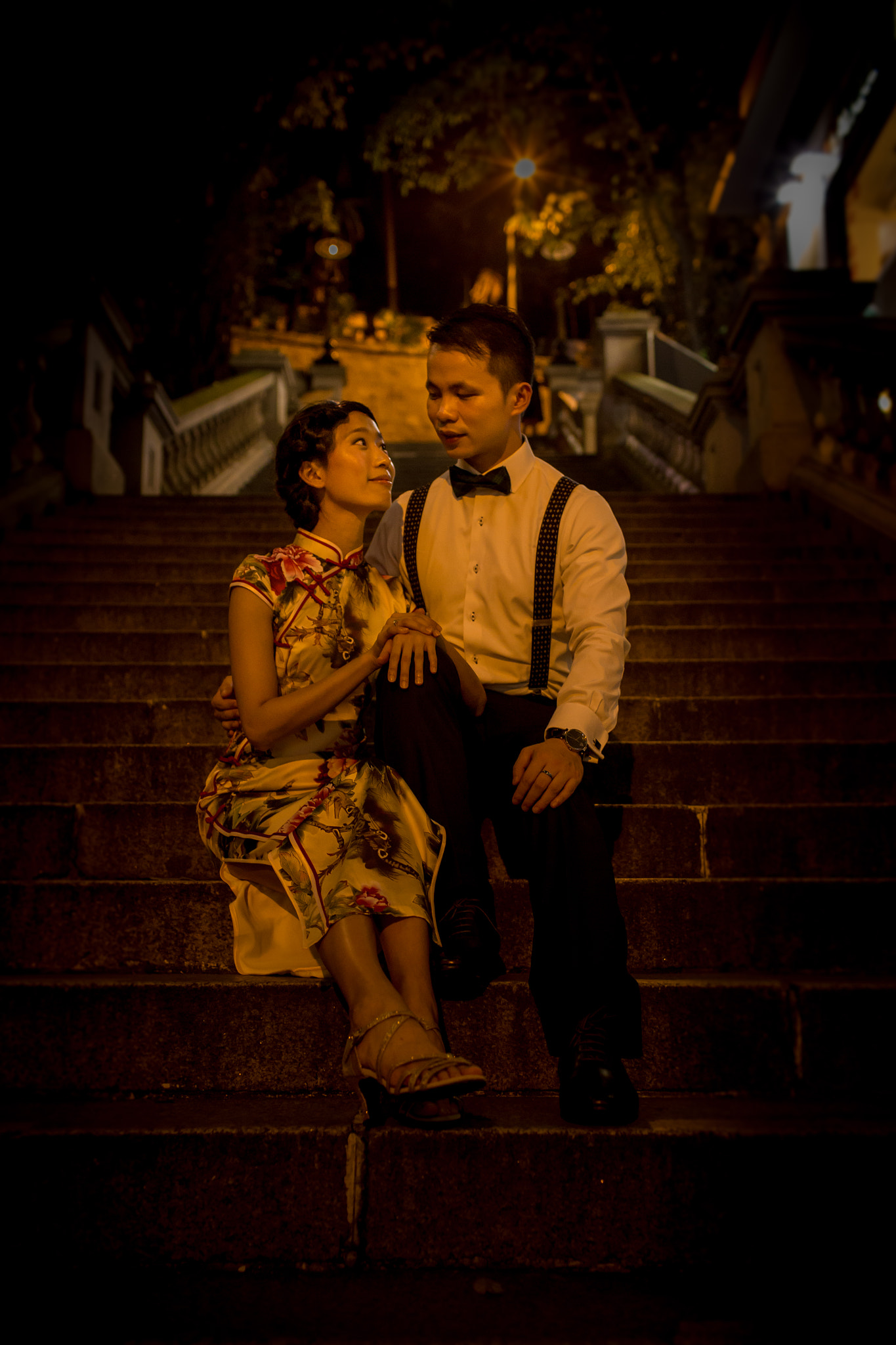 Canon EOS 6D + Canon EF 35mm F1.4L USM sample photo. A & b vintage theme pre-wedding photography