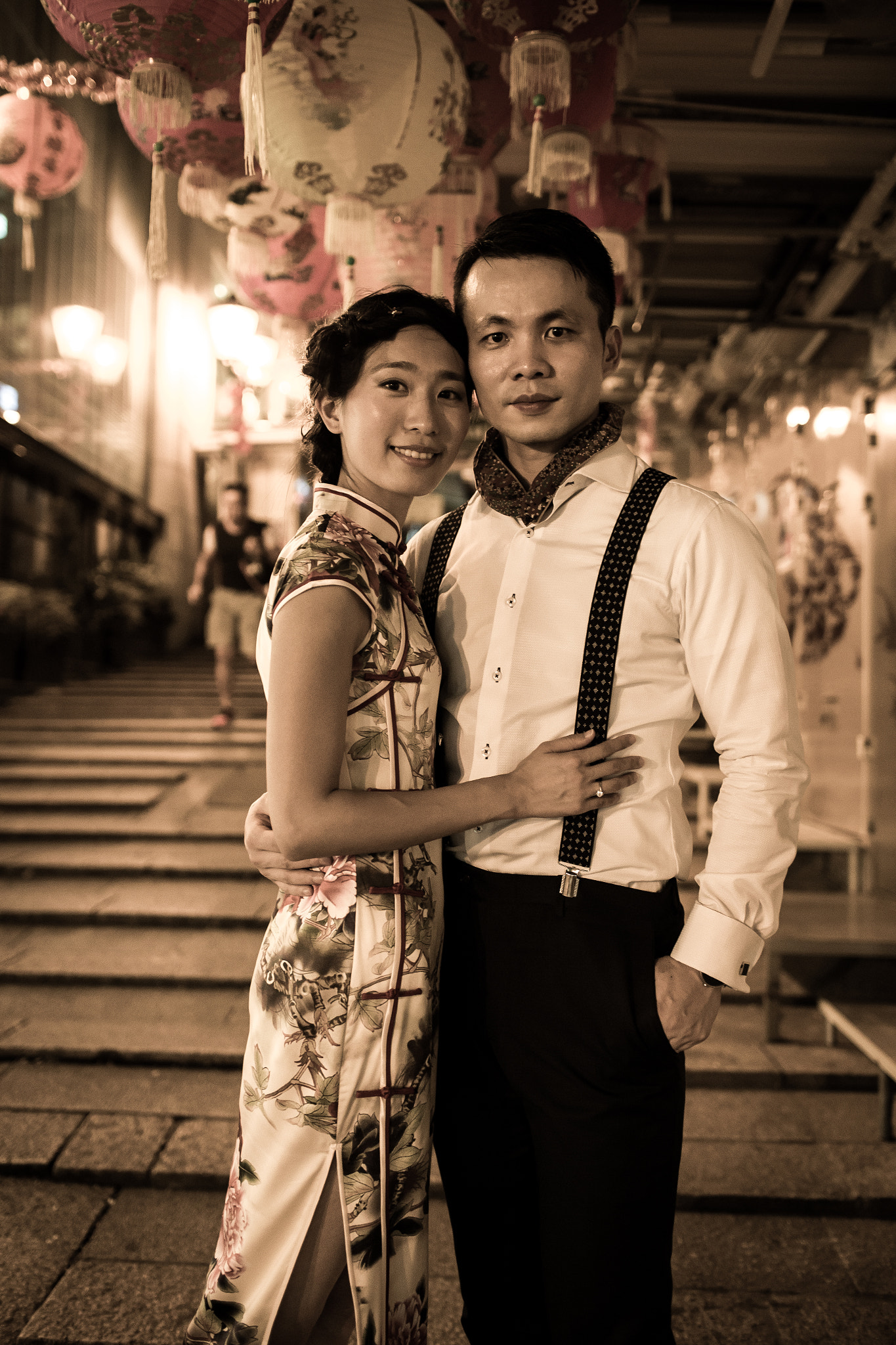 Canon EOS 6D + Canon EF 35mm F1.4L USM sample photo. A & b vintage theme pre-wedding photography