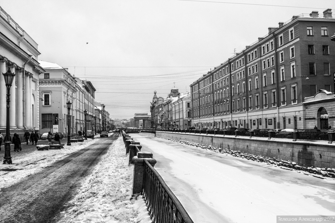Canon EOS 40D + Canon EF 24-105mm F4L IS USM sample photo. Griboyedov canal photography