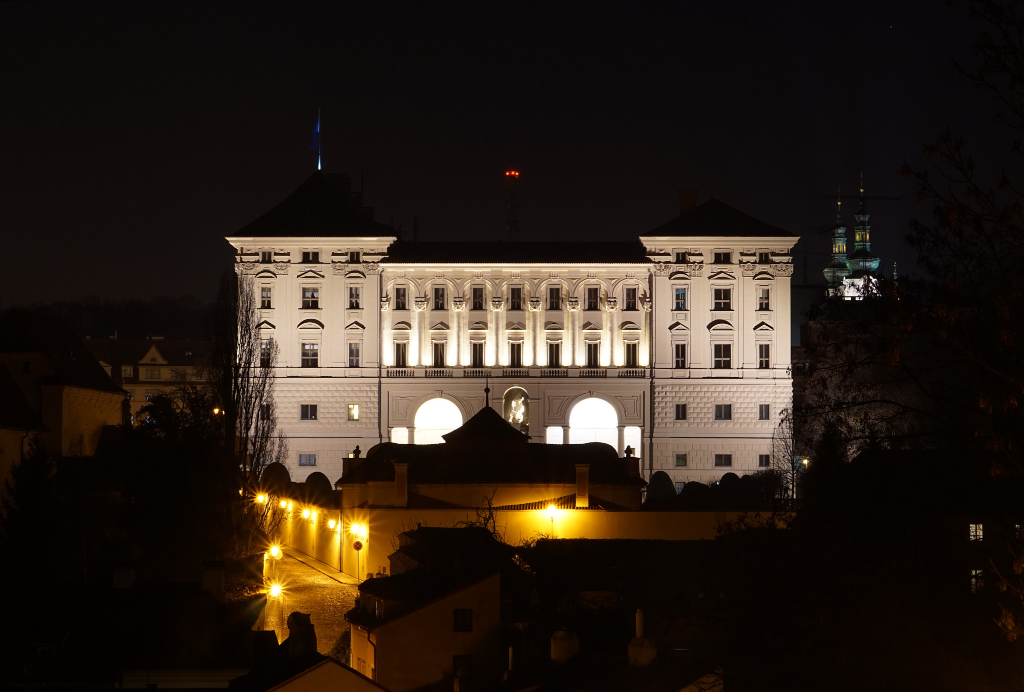 Sony Alpha QX1 sample photo. The czernin palace photography