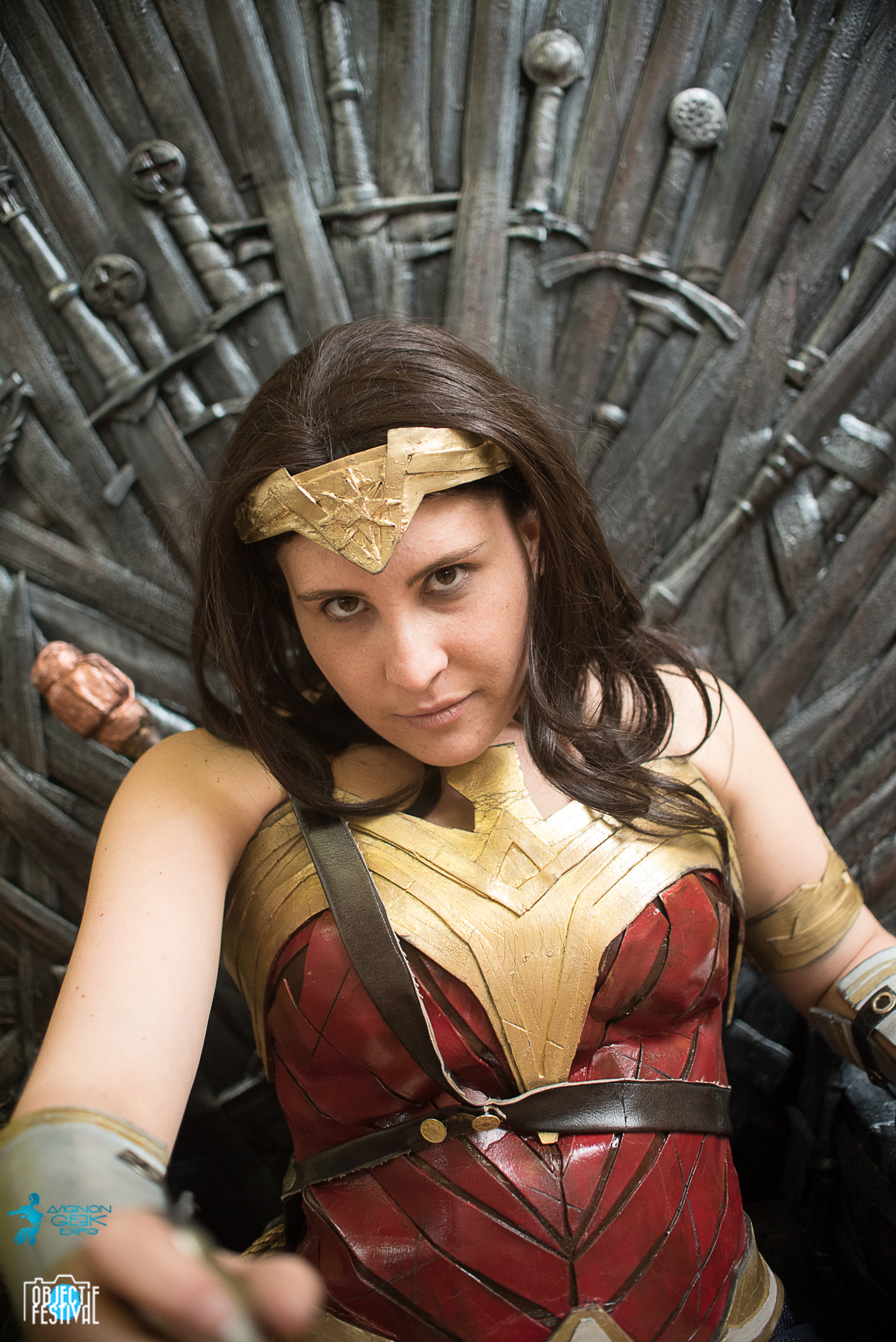 Nikon D750 sample photo. Wonder_woman_sur_le_trone_de_fer photography