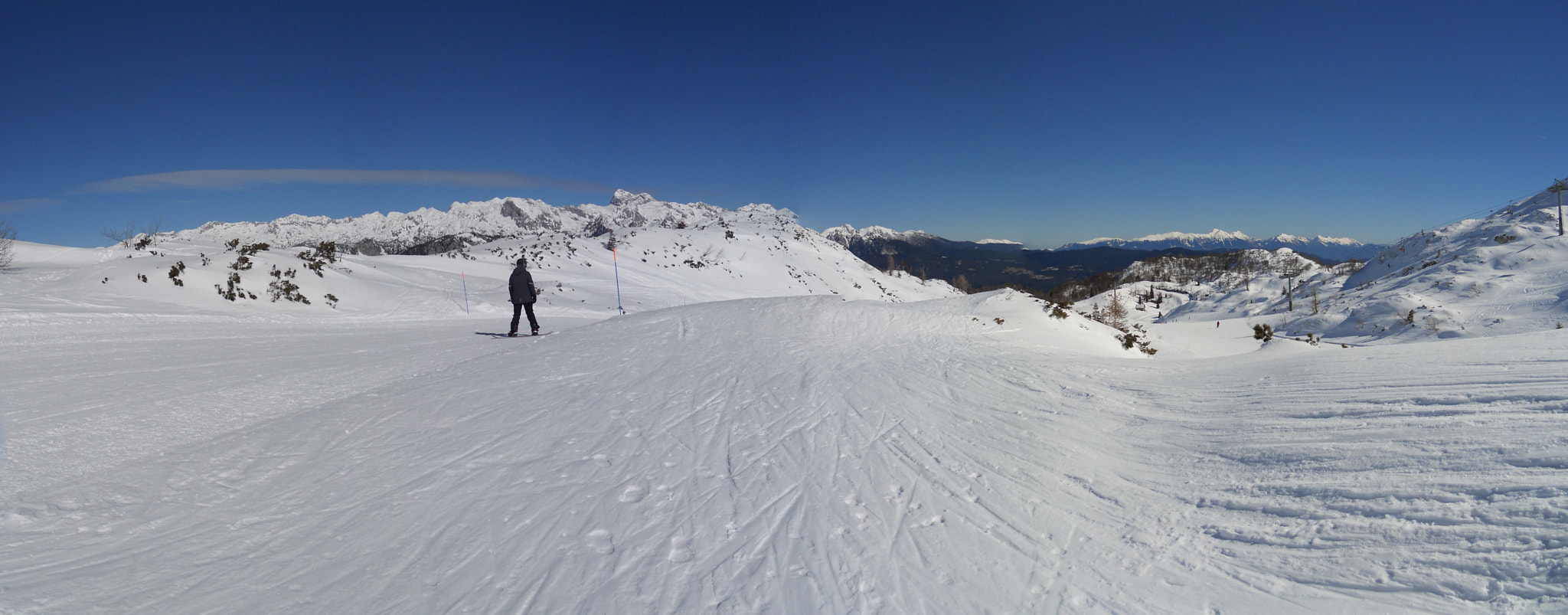 Nikon Coolpix S4000 sample photo. Snow board panorama photography