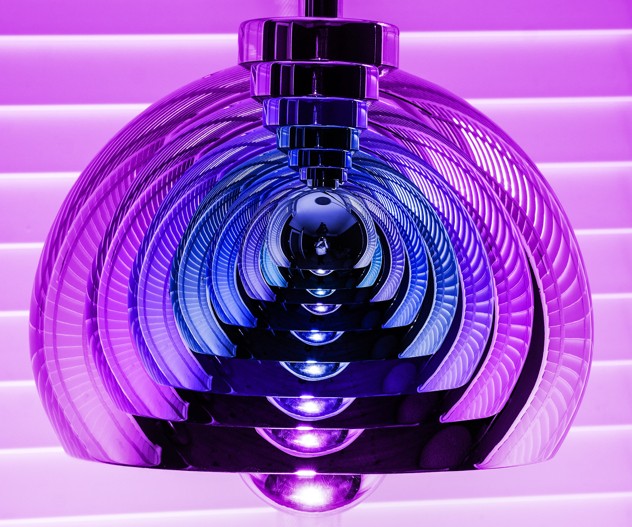 Panasonic Lumix DMC-GX7 sample photo. Abstract lamp reflection photography