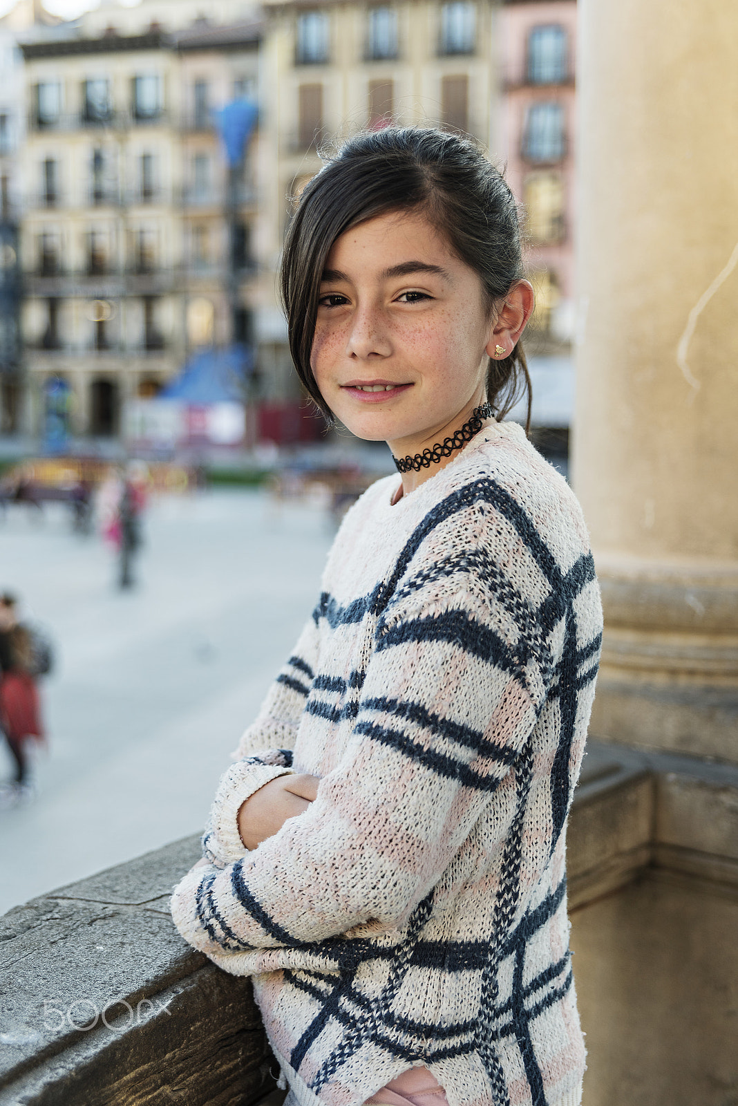 Nikon D810 + Sigma 24-70mm F2.8 EX DG HSM sample photo. Pamplona girl photography