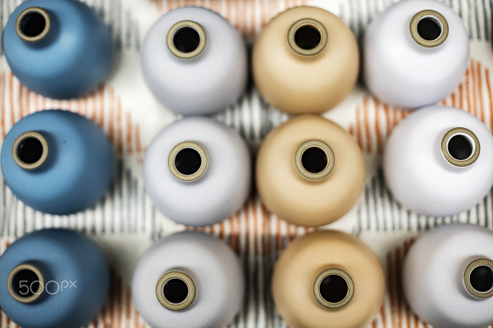 Canon EOS 5DS R sample photo. Pottery jars on display photography