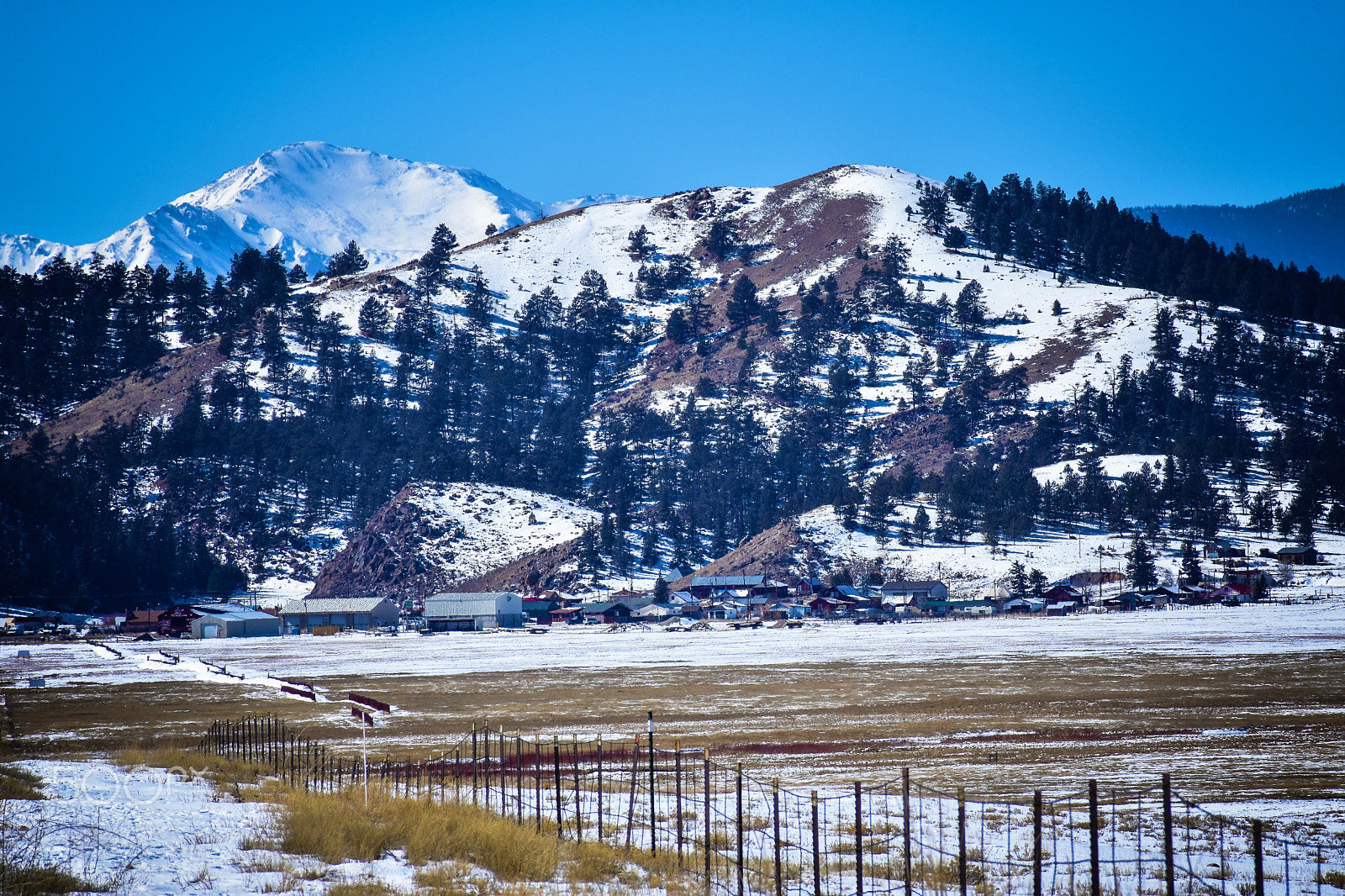 Nikon AF-S Nikkor 70-200mm F2.8G ED VR II sample photo. Mountains - winter photography
