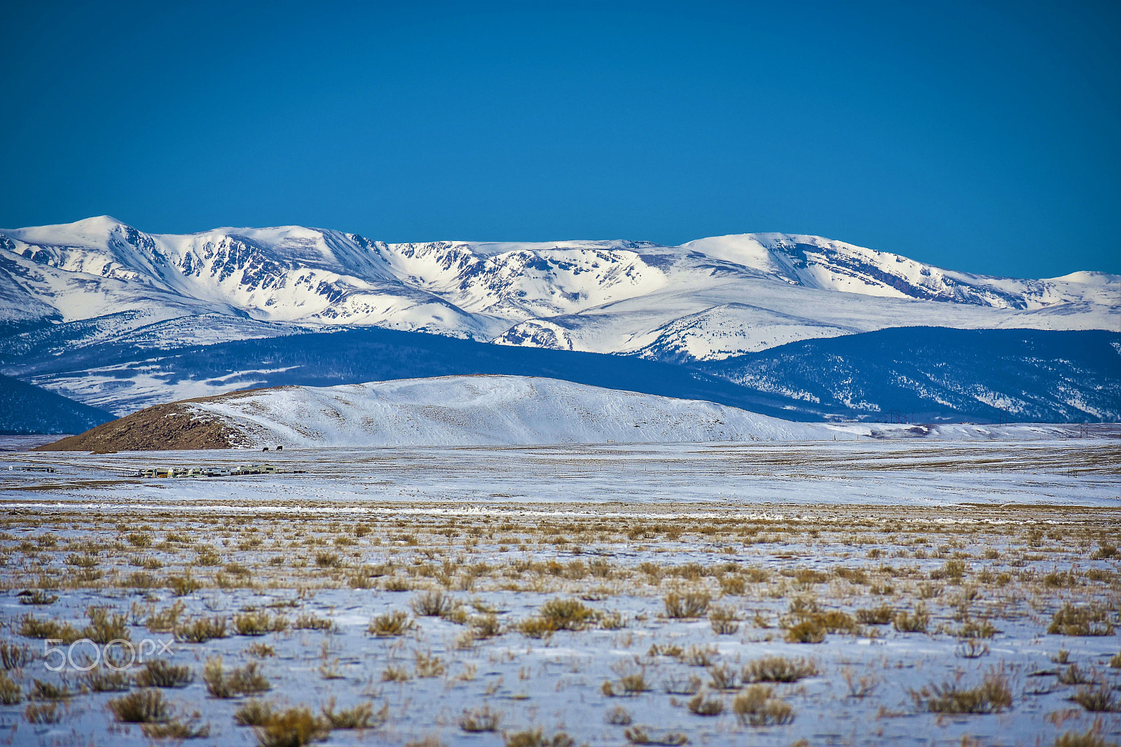 Nikon AF-S Nikkor 70-200mm F2.8G ED VR II sample photo. Mountains - winter photography