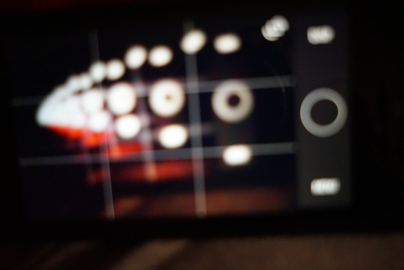 Sony Alpha QX1 sample photo. Camera display inception photography