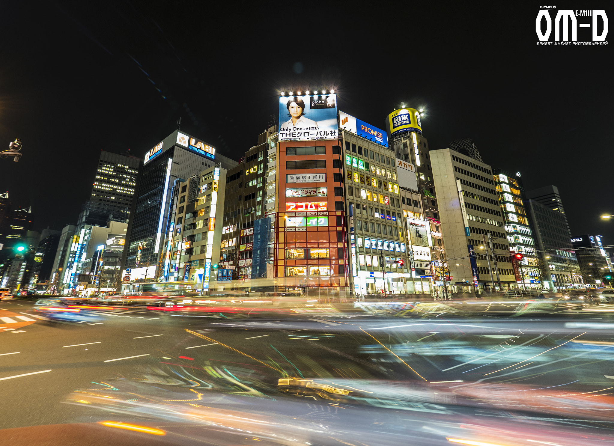 Olympus M.Zuiko Digital ED 7-14mm F2.8 PRO sample photo. Nights at shinjuku - japan photography