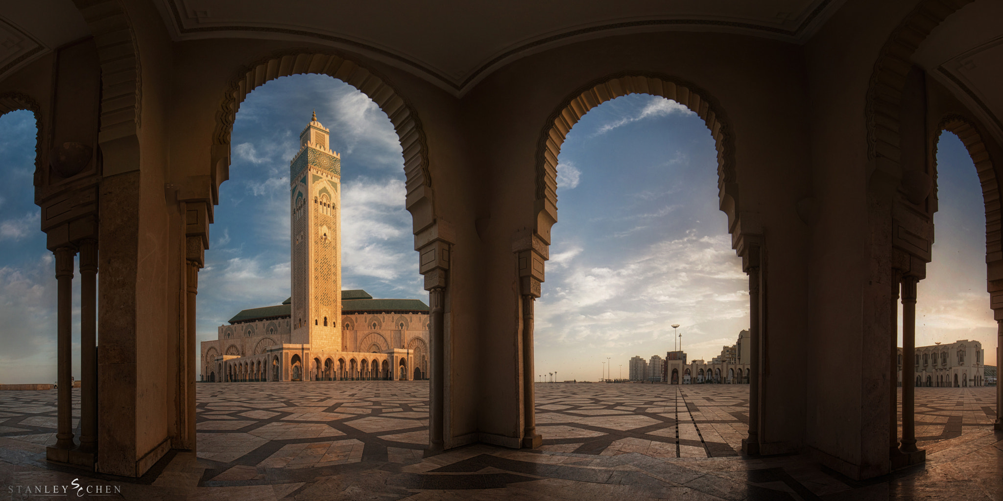 Nikon AF-S Nikkor 16-35mm F4G ED VR sample photo. Casablanca panorama photography