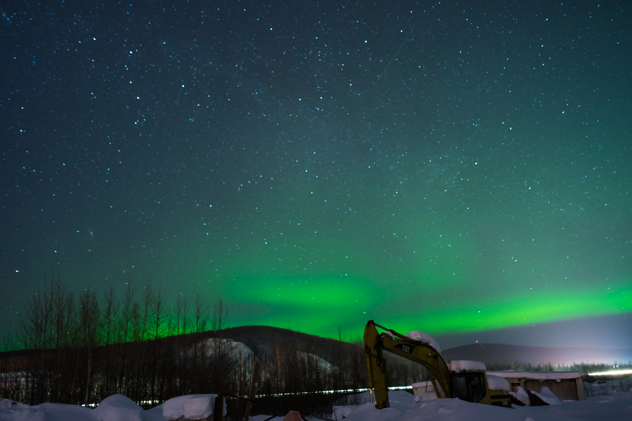 Sony FE 28mm F2 sample photo. Aurora photography