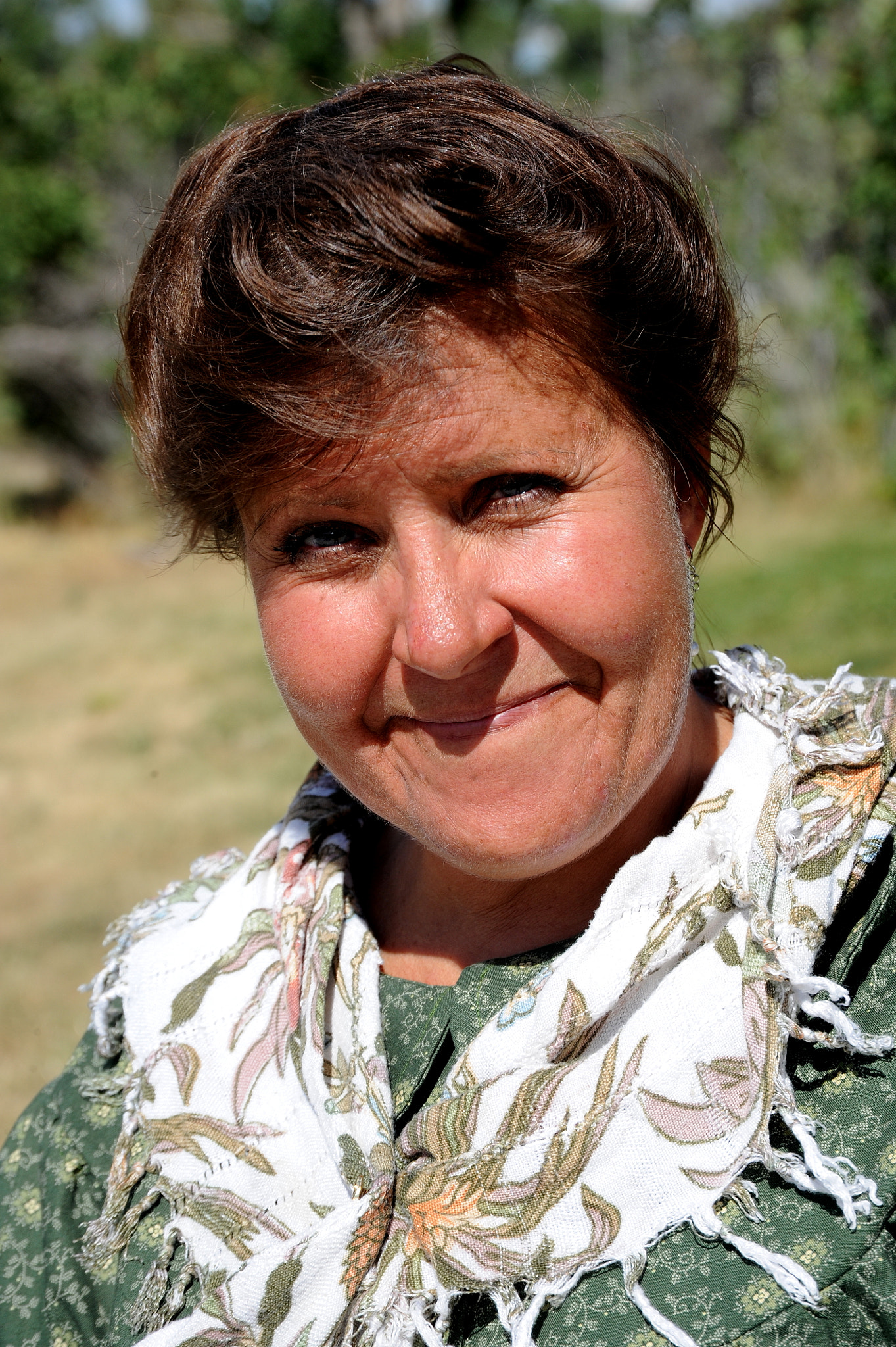 Nikon D3 sample photo. Country woman. photography