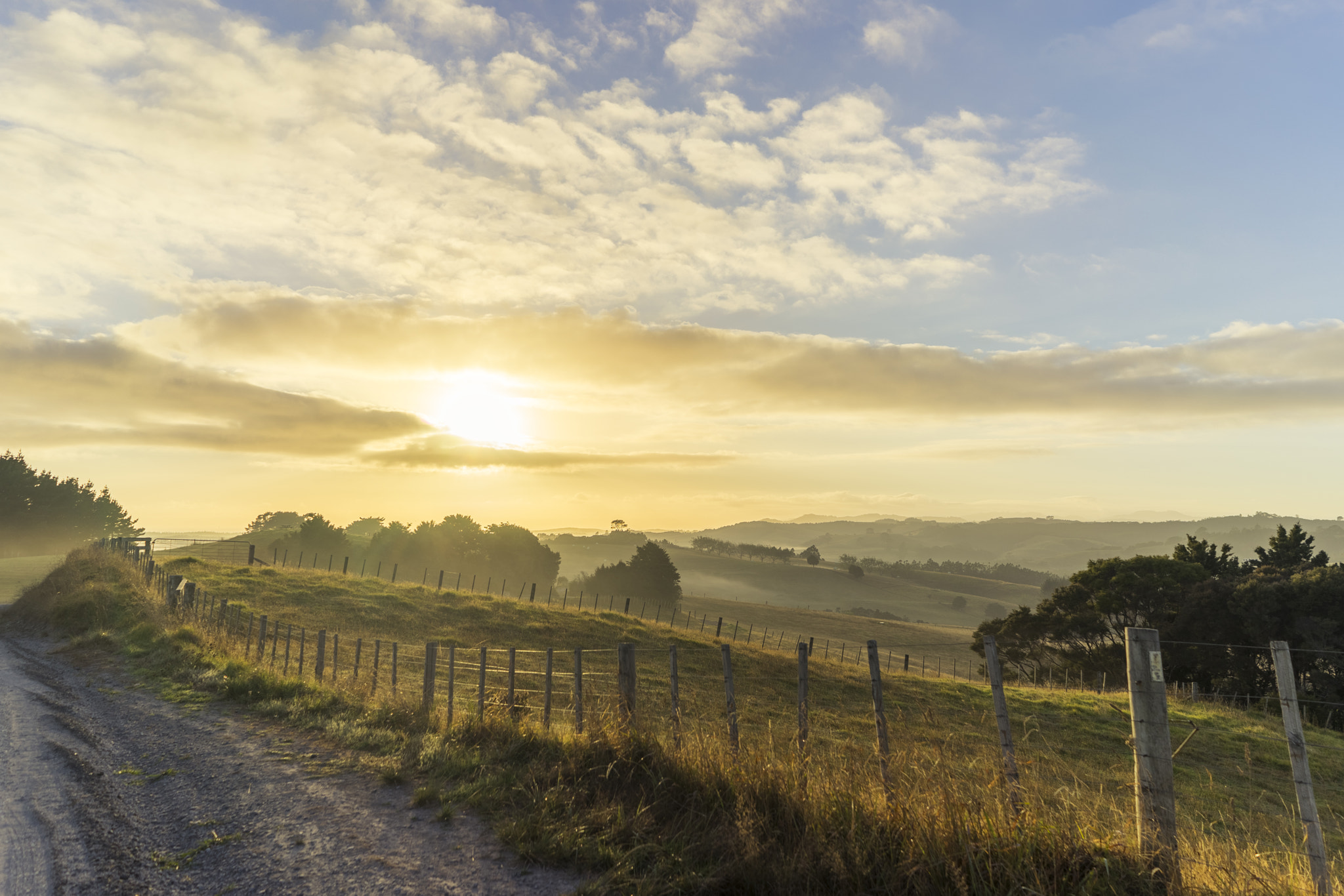 Sony a7 sample photo. Te arai point sunrise photography