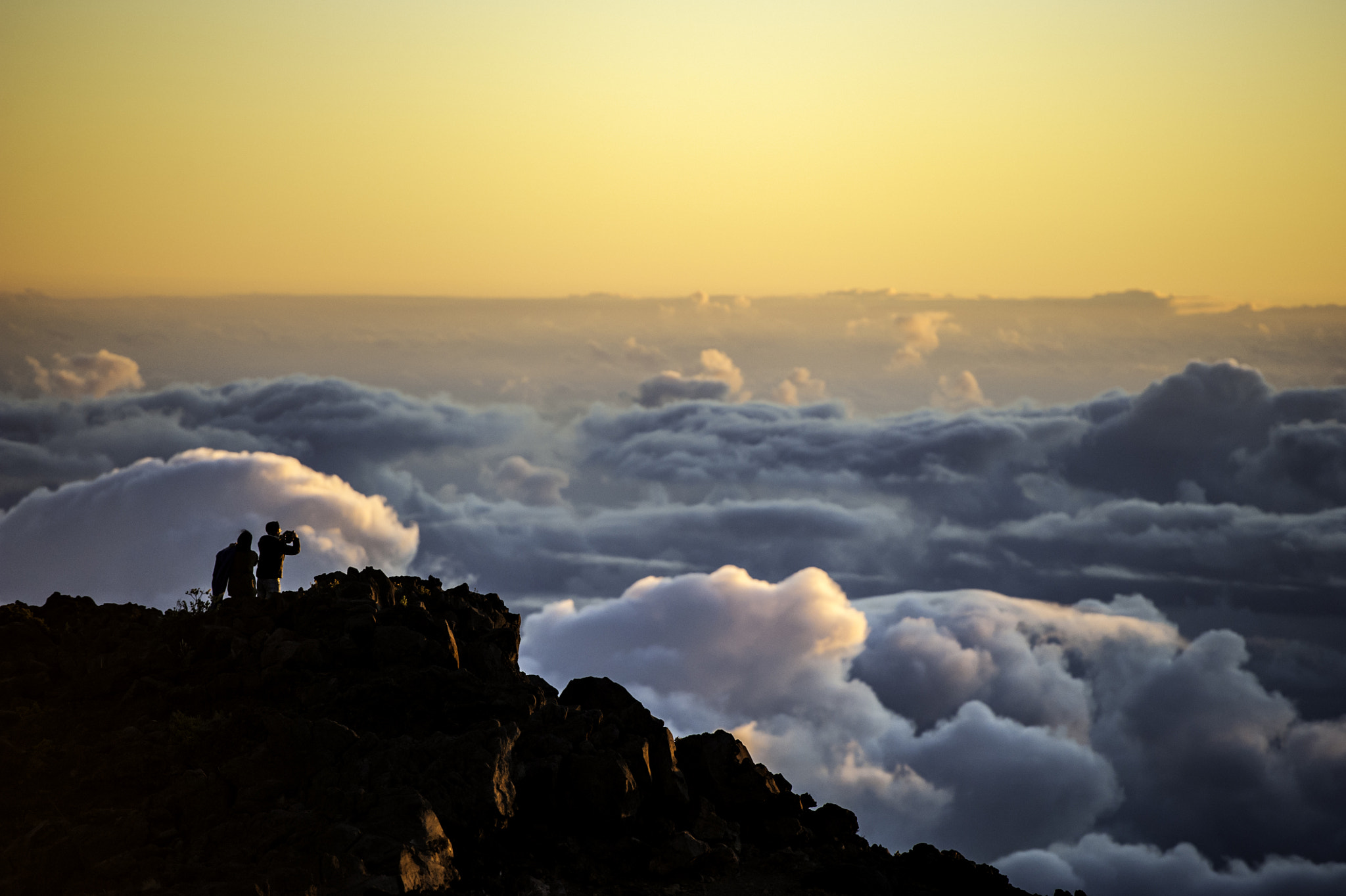 Nikon AF-S Nikkor 70-200mm F2.8G ED VR II sample photo. Haleakala sunrise photography