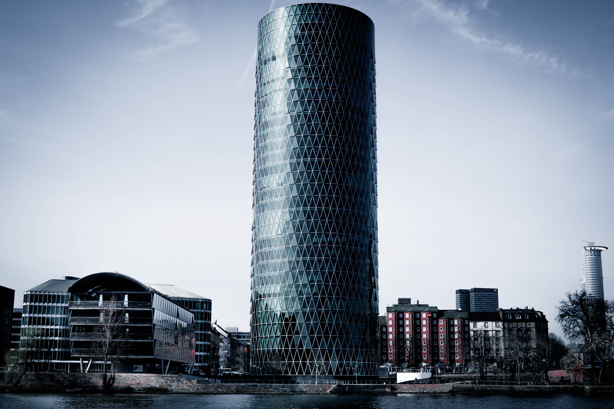 Sony a6000 + Sigma 30mm F2.8 EX DN sample photo. Westhafen tower photography