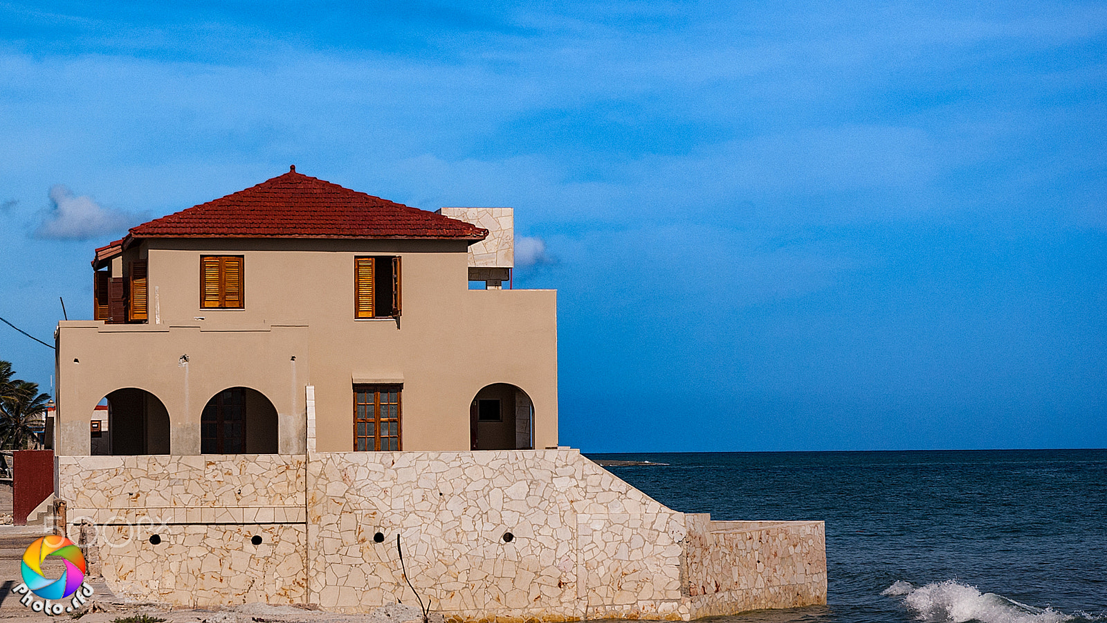 Nikon D70 sample photo. House on the seashore photography