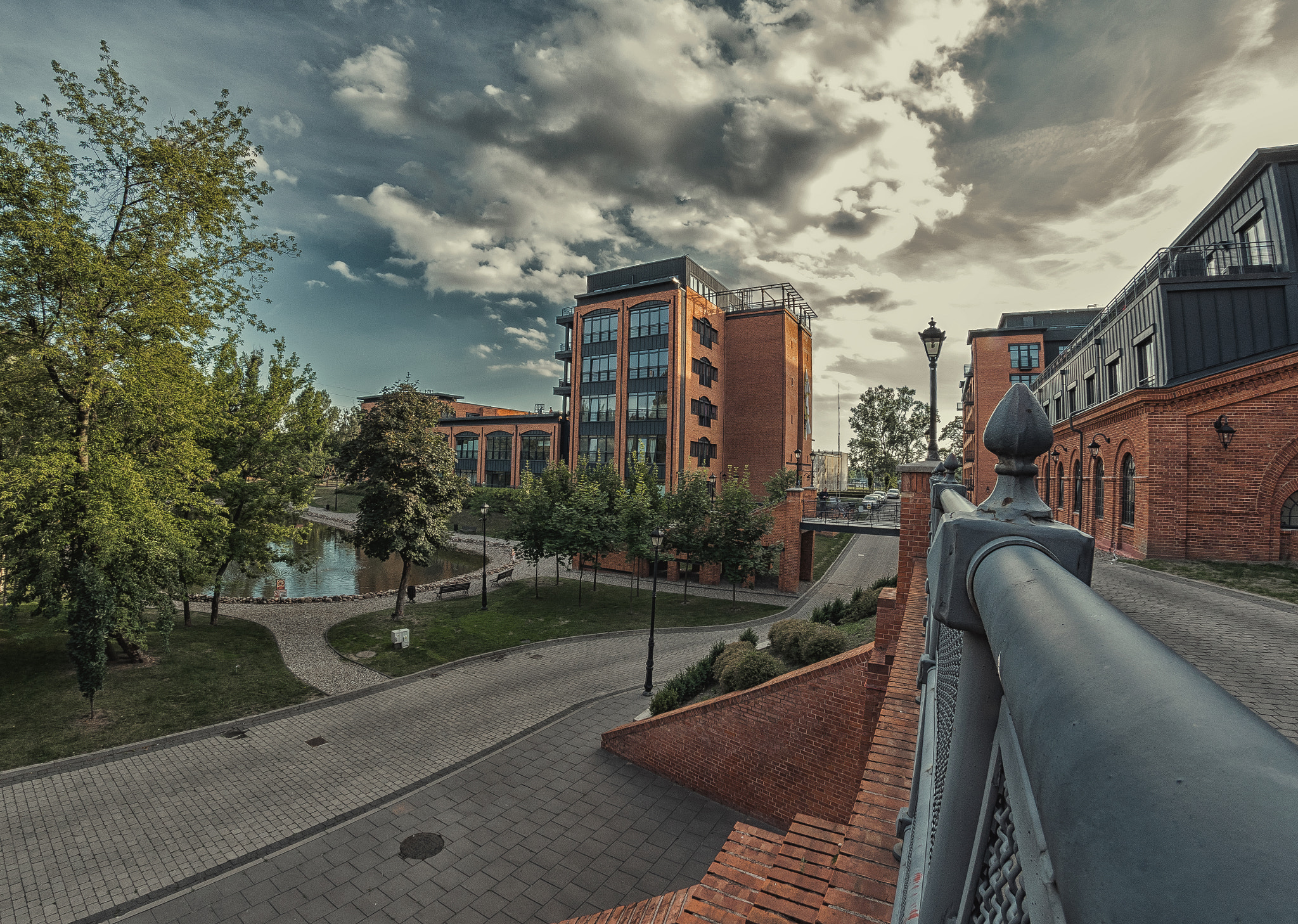 Samyang 8mm F3.5 Aspherical IF MC Fisheye sample photo. Księży młyn Łódź photography