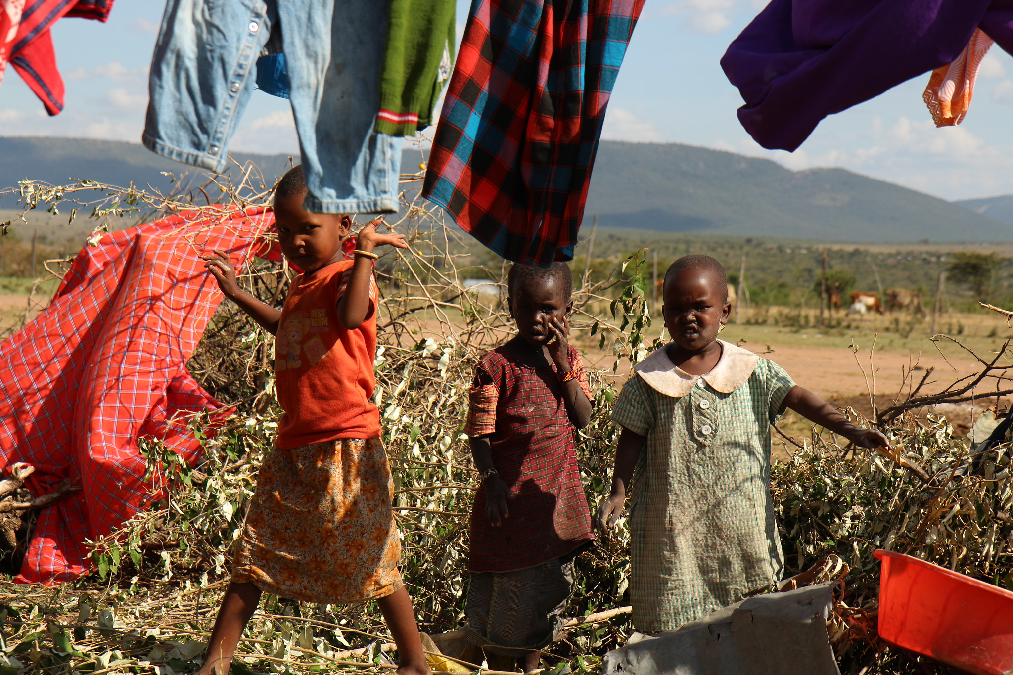 Canon EOS 700D (EOS Rebel T5i / EOS Kiss X7i) sample photo. Masai children photography