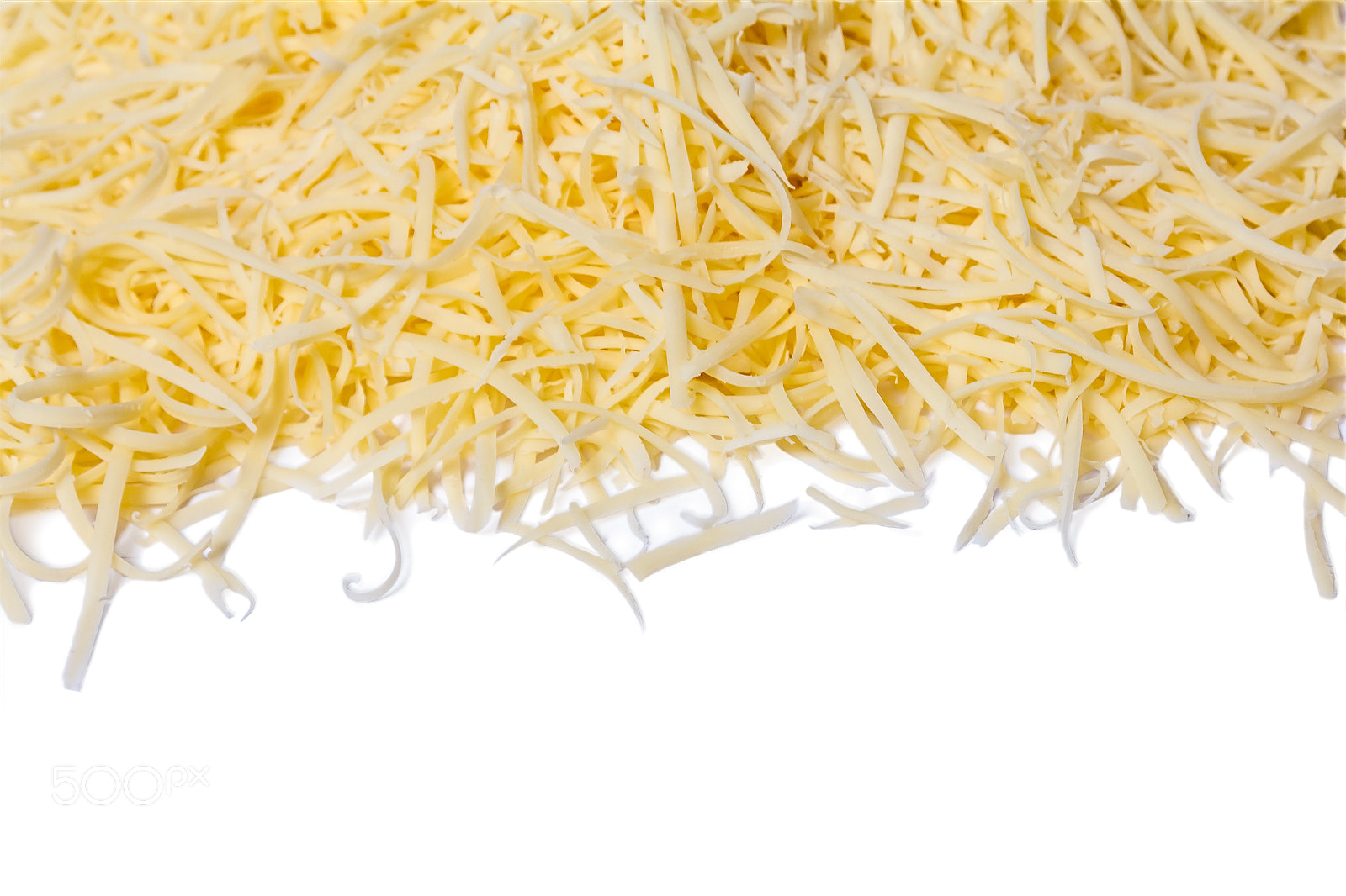 Canon EOS 60D sample photo. Grated cheese isolated on white photography