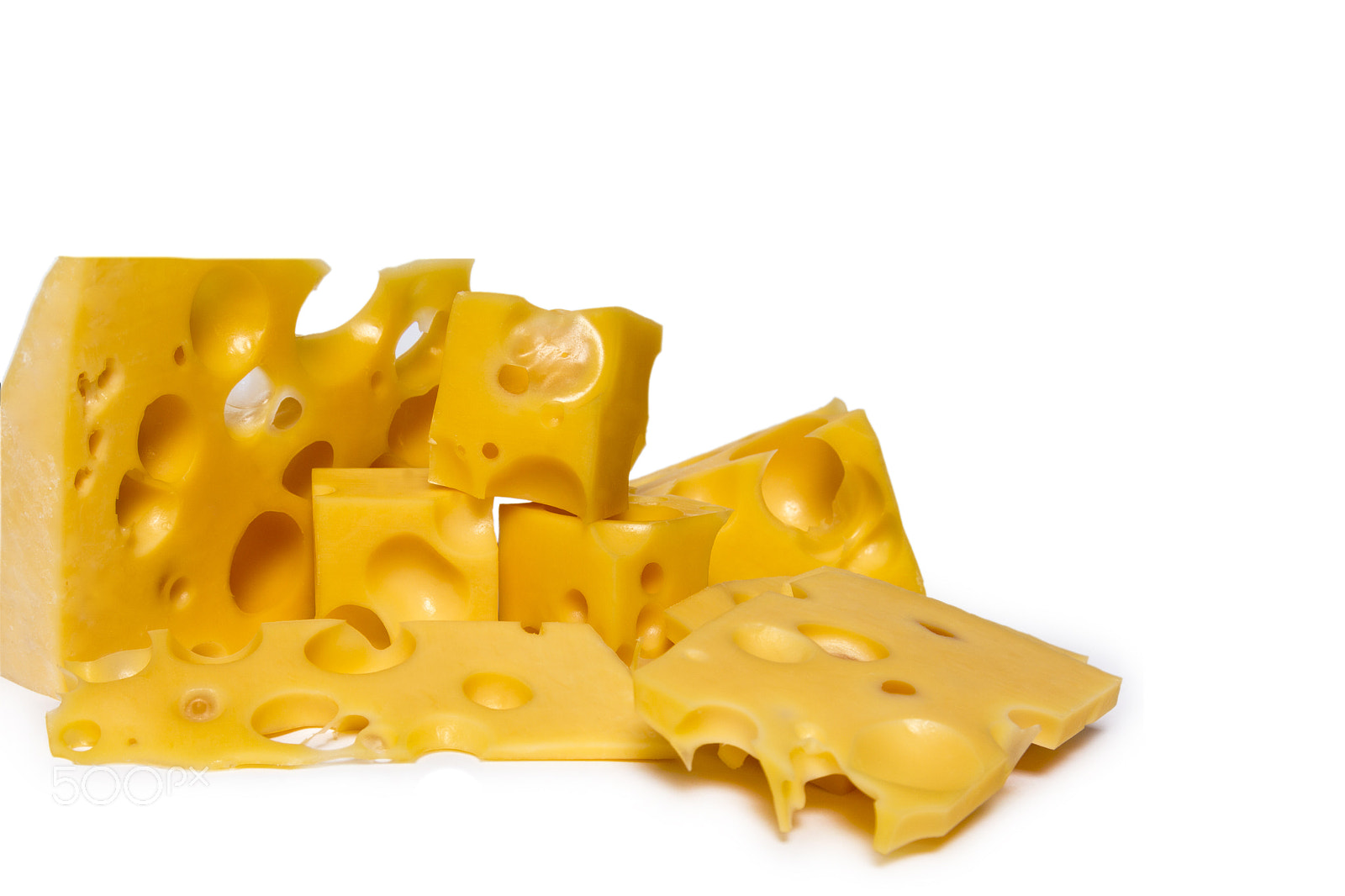 Canon EOS 60D sample photo. Cheddar cheese on a white background photography