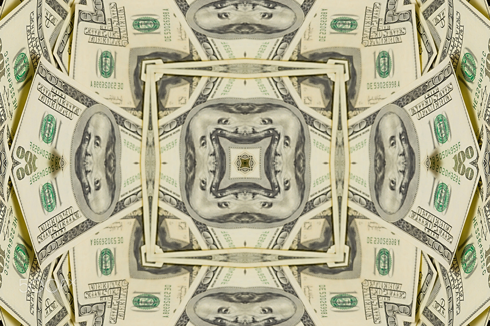 Canon EOS 60D sample photo. Background from a variety of hundred-dollar bills photography