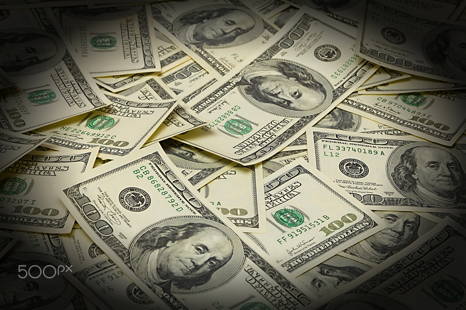 Canon EOS 60D sample photo. Hundred dollar bills background photography
