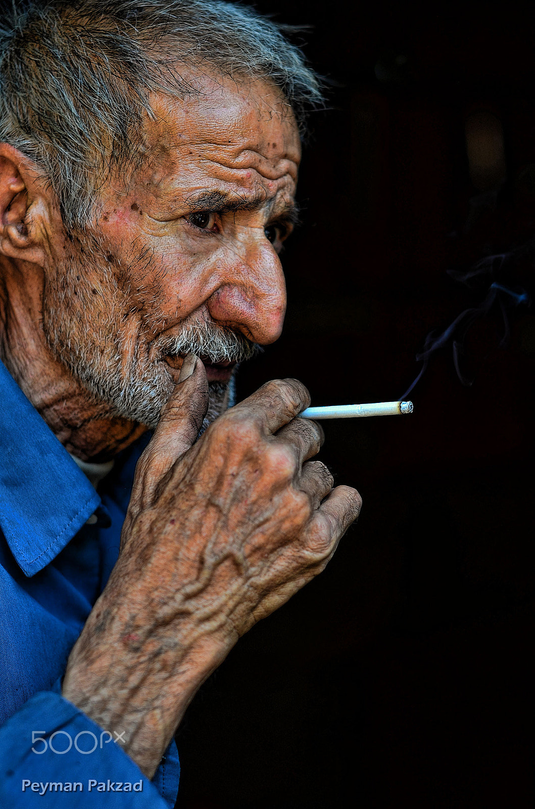 Nikon AF-S Nikkor 50mm F1.4G sample photo. Old man photography