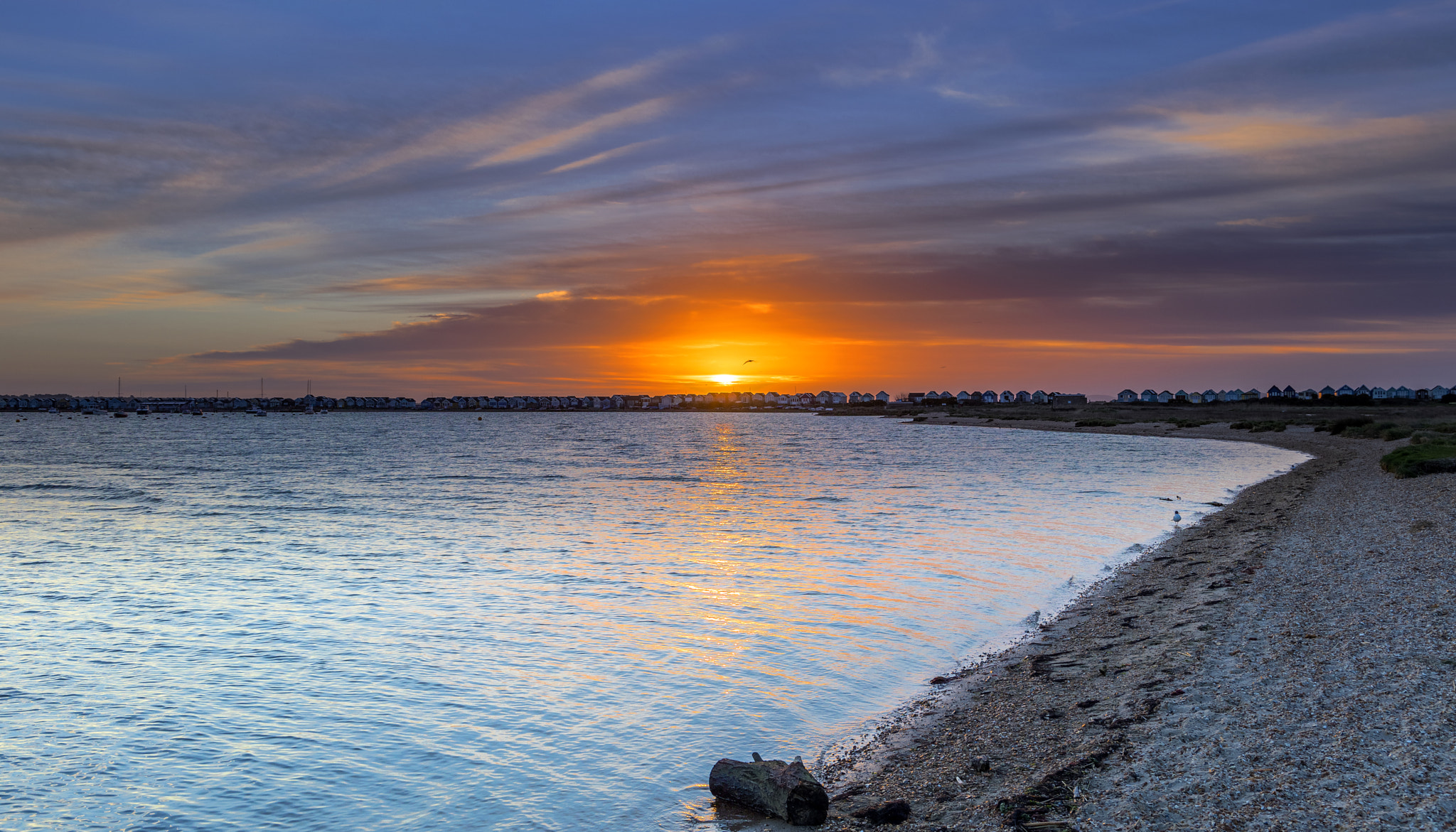 Canon EF 24-105mm F3.5-5.6 IS STM sample photo. Mudeford spit sunrise photography