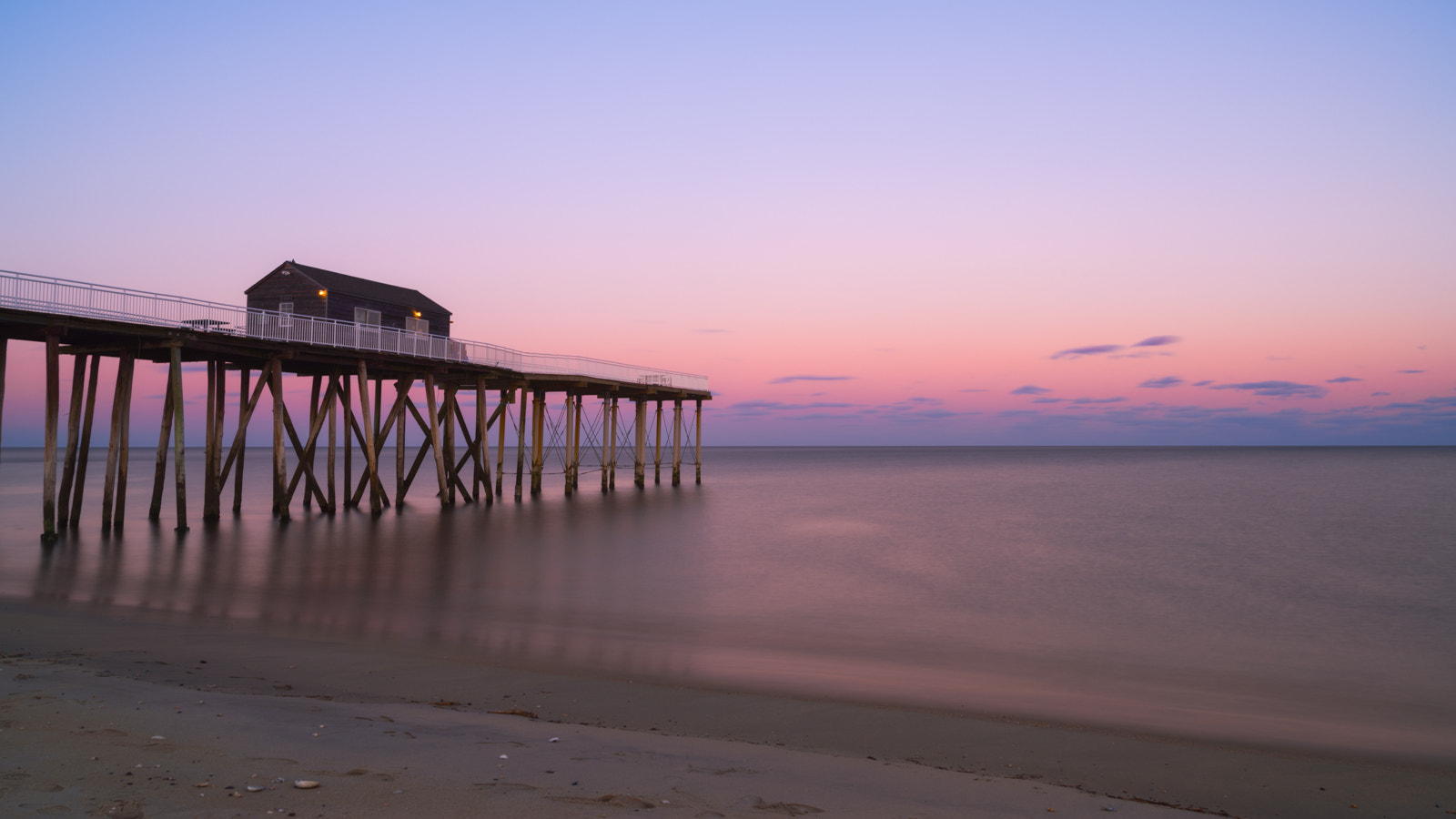 Nikon D800 sample photo. Belmar fishing pier sunset photography
