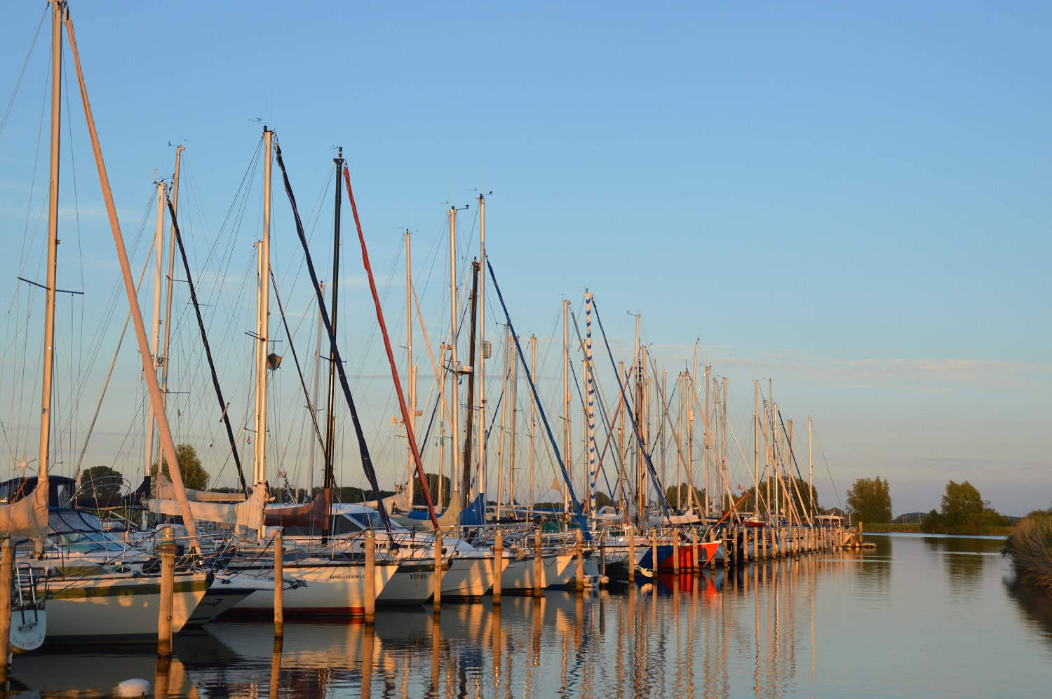 Nikon D3200 sample photo. Boats on sunset photography