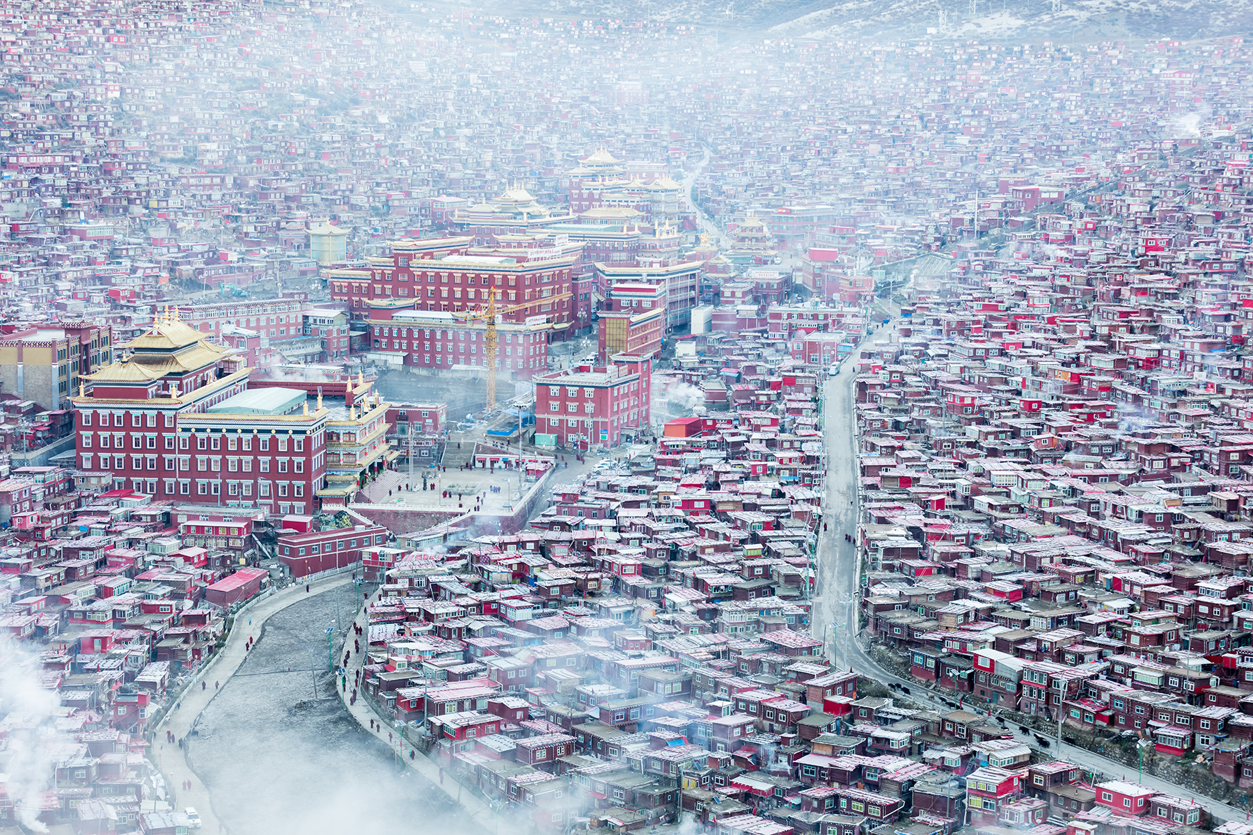 Canon EOS 5DS R sample photo. Buddhist academy in china photography