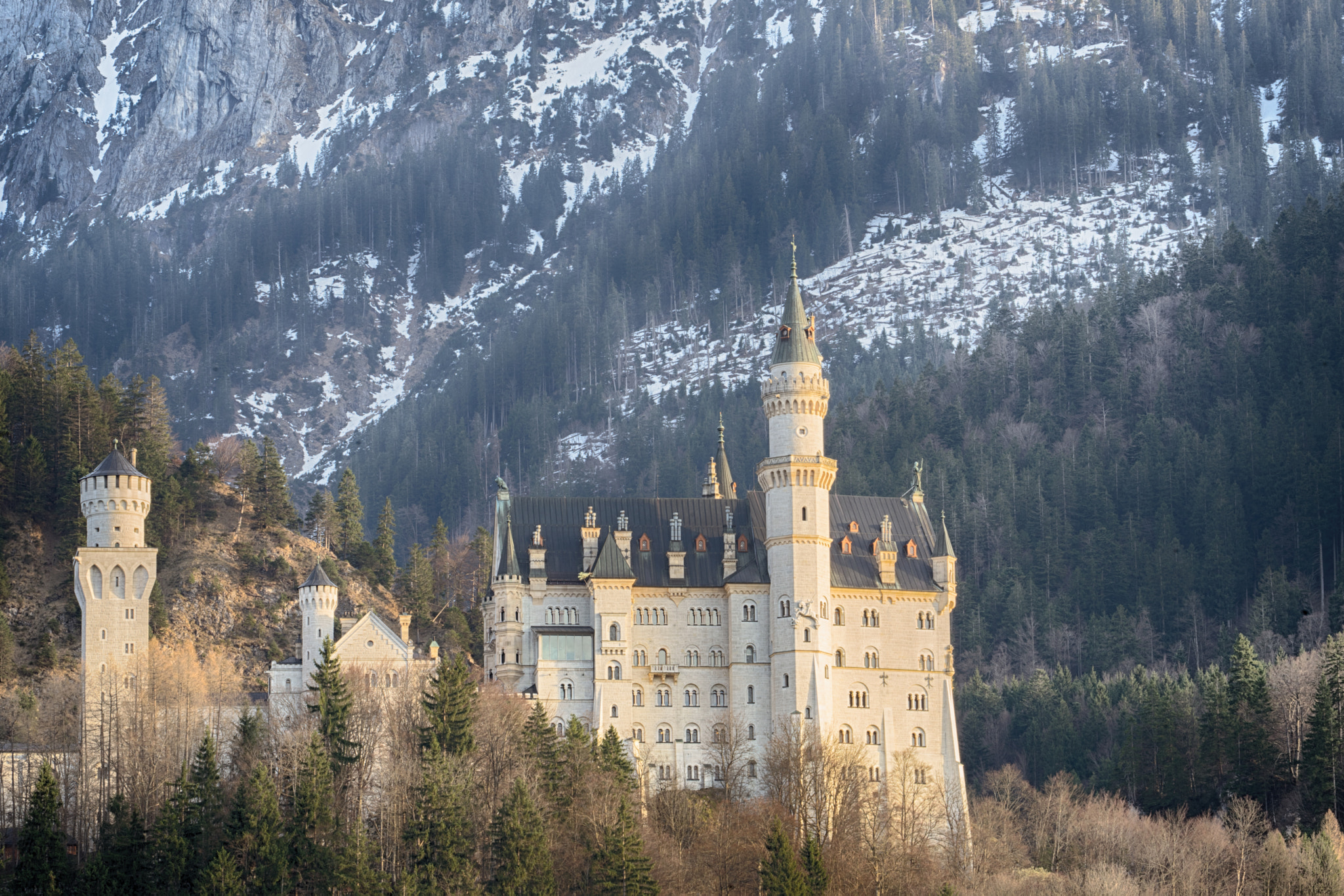 Sony FE 70-300mm F4.5-5.6 G OSS sample photo. Neuschwanstein photography