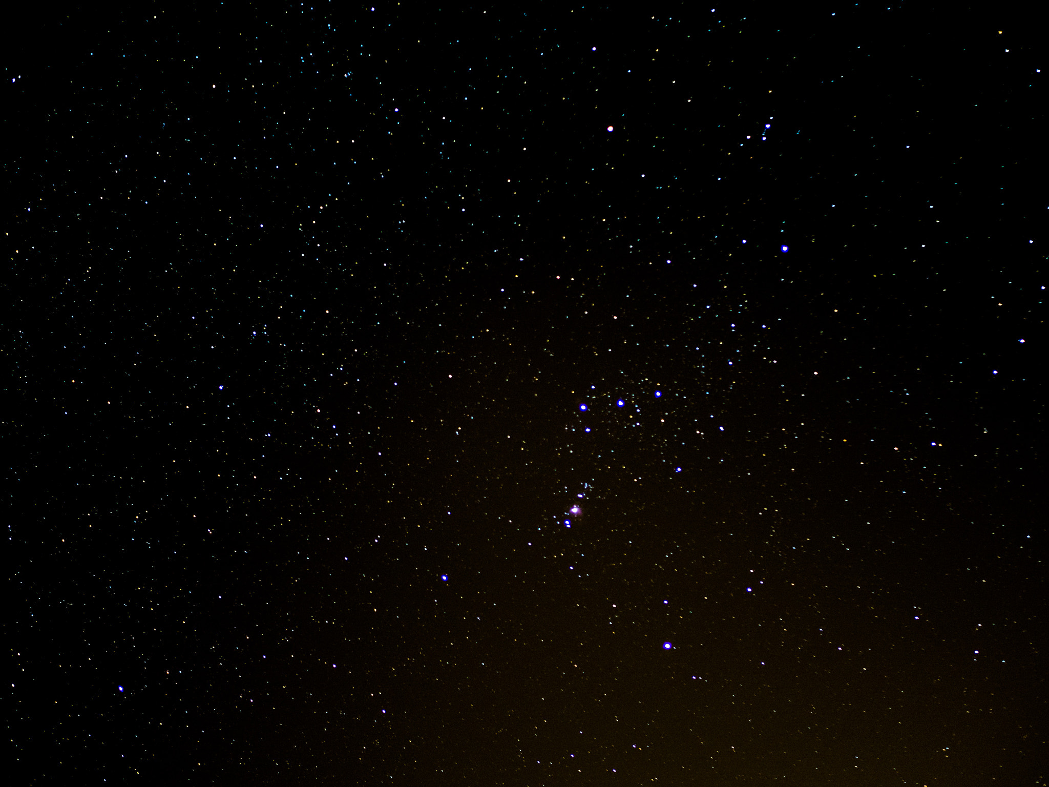 Olympus OM-D E-M5 II + LUMIX G 25/F1.7 sample photo. Orion in all its splendor. photography
