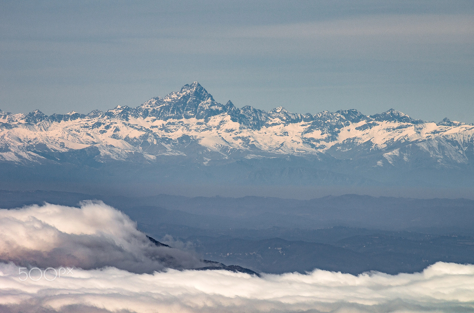 Pentax K-5 IIs + Pentax smc DA 55-300mm F4.0-5.8 ED sample photo. Monviso photography