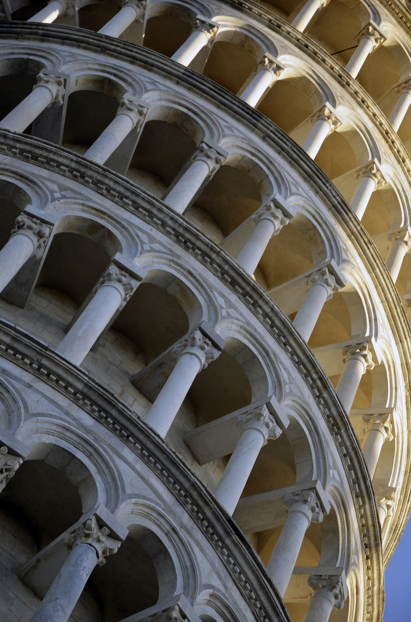 Nikon D5100 sample photo. Leaning arches of pisa photography