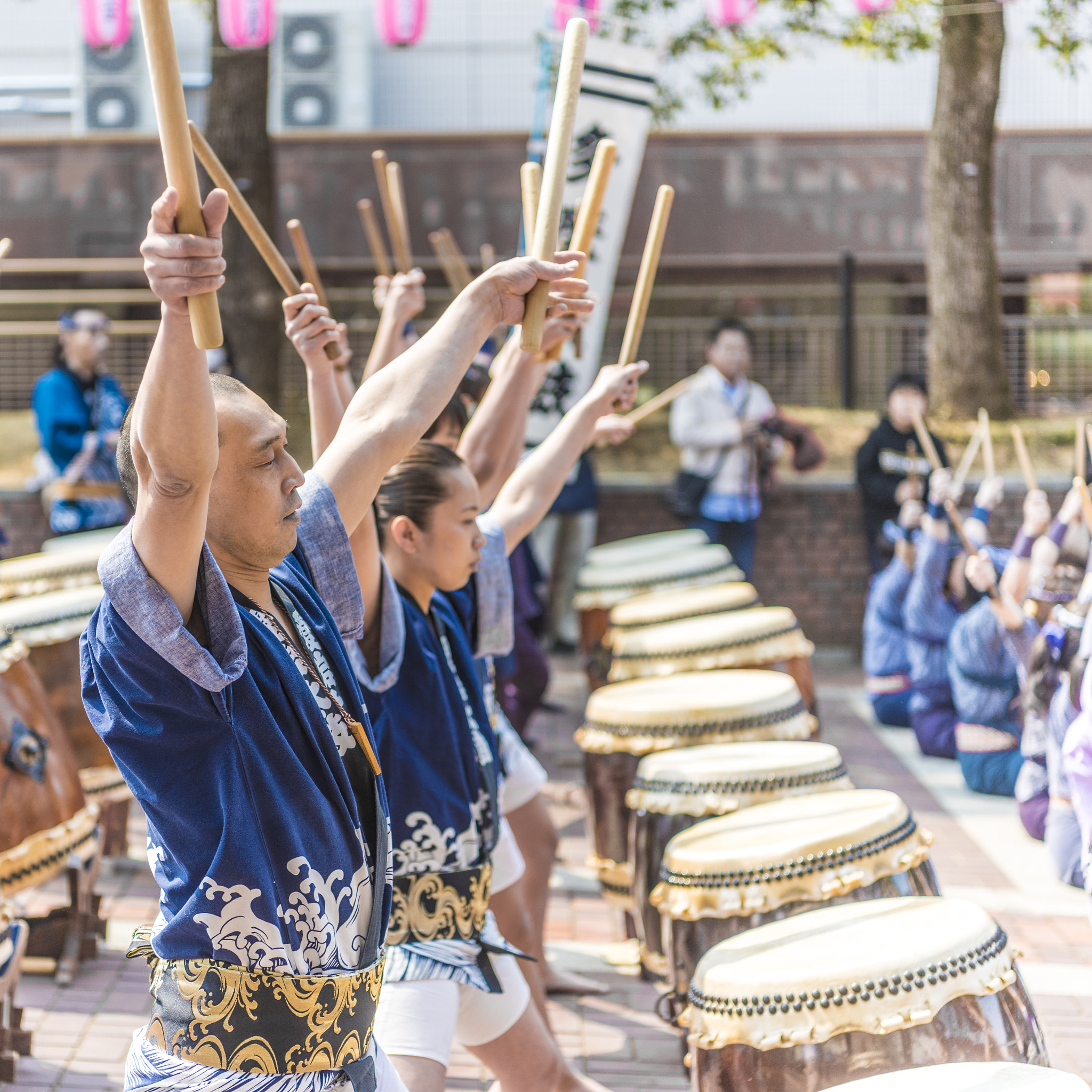 Nikon AF-S Nikkor 24-70mm F2.8E ED VR sample photo. Drum show photography
