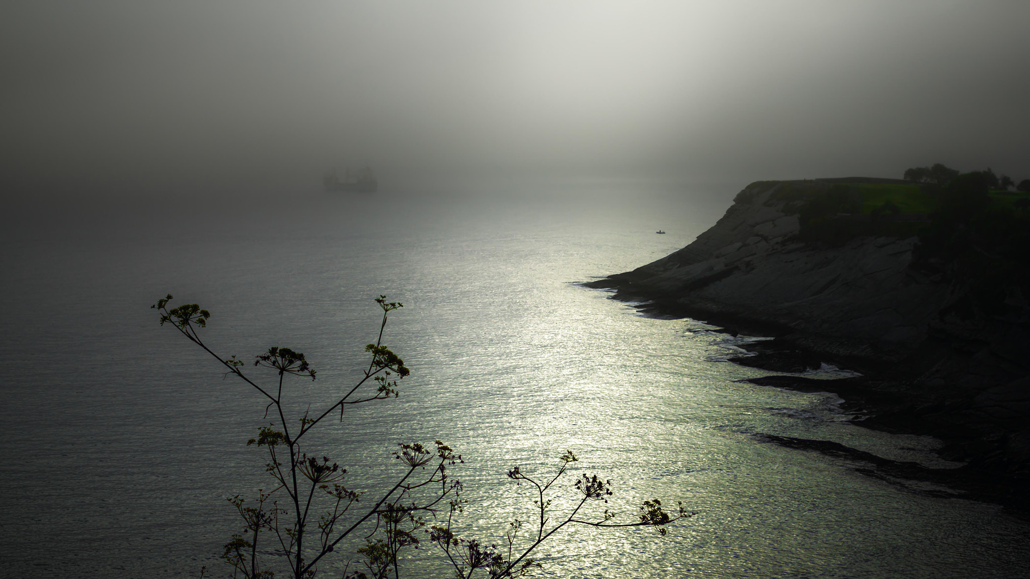 Canon EF 35-135mm f/4-5.6 USM sample photo. Niebla en la bahía photography