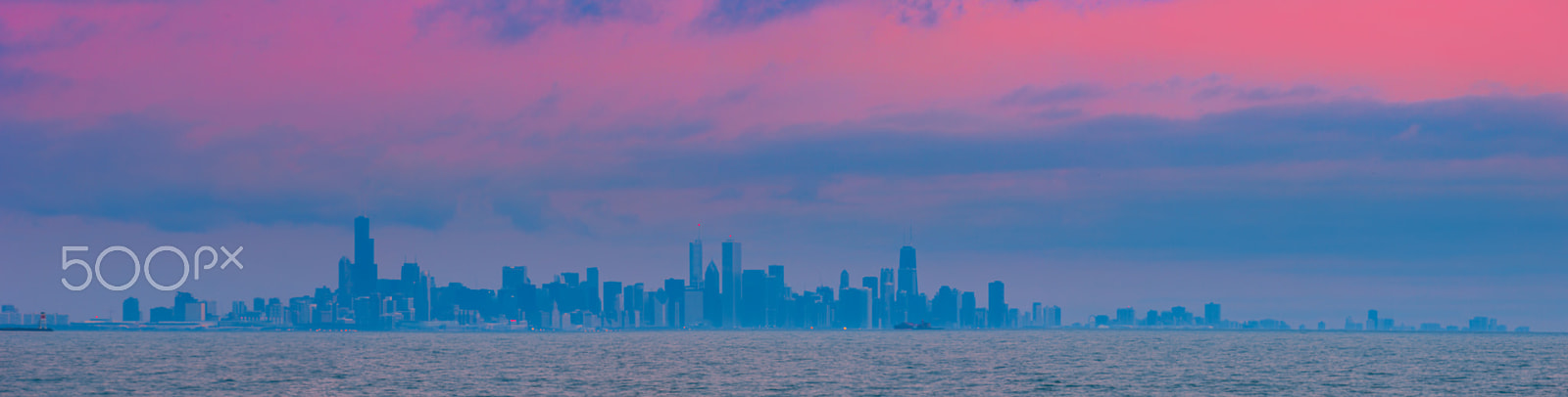 Canon EOS 5DS R + Canon EF 100-400mm F4.5-5.6L IS II USM sample photo. Chicago sunrise pano photography