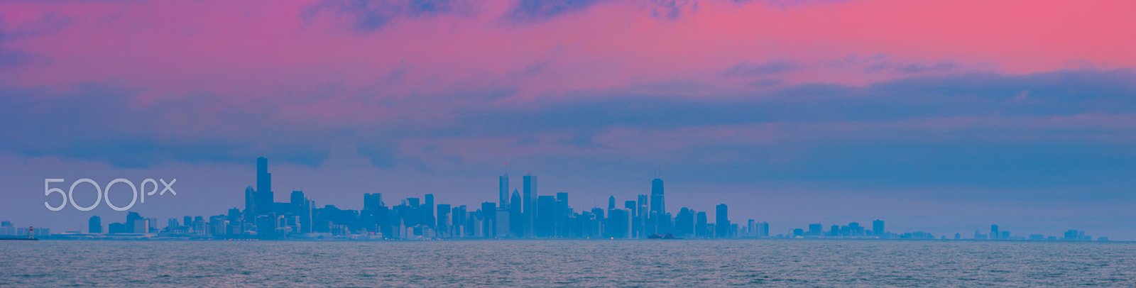 Canon EOS 5DS R sample photo. Chicago sunrise pano photography